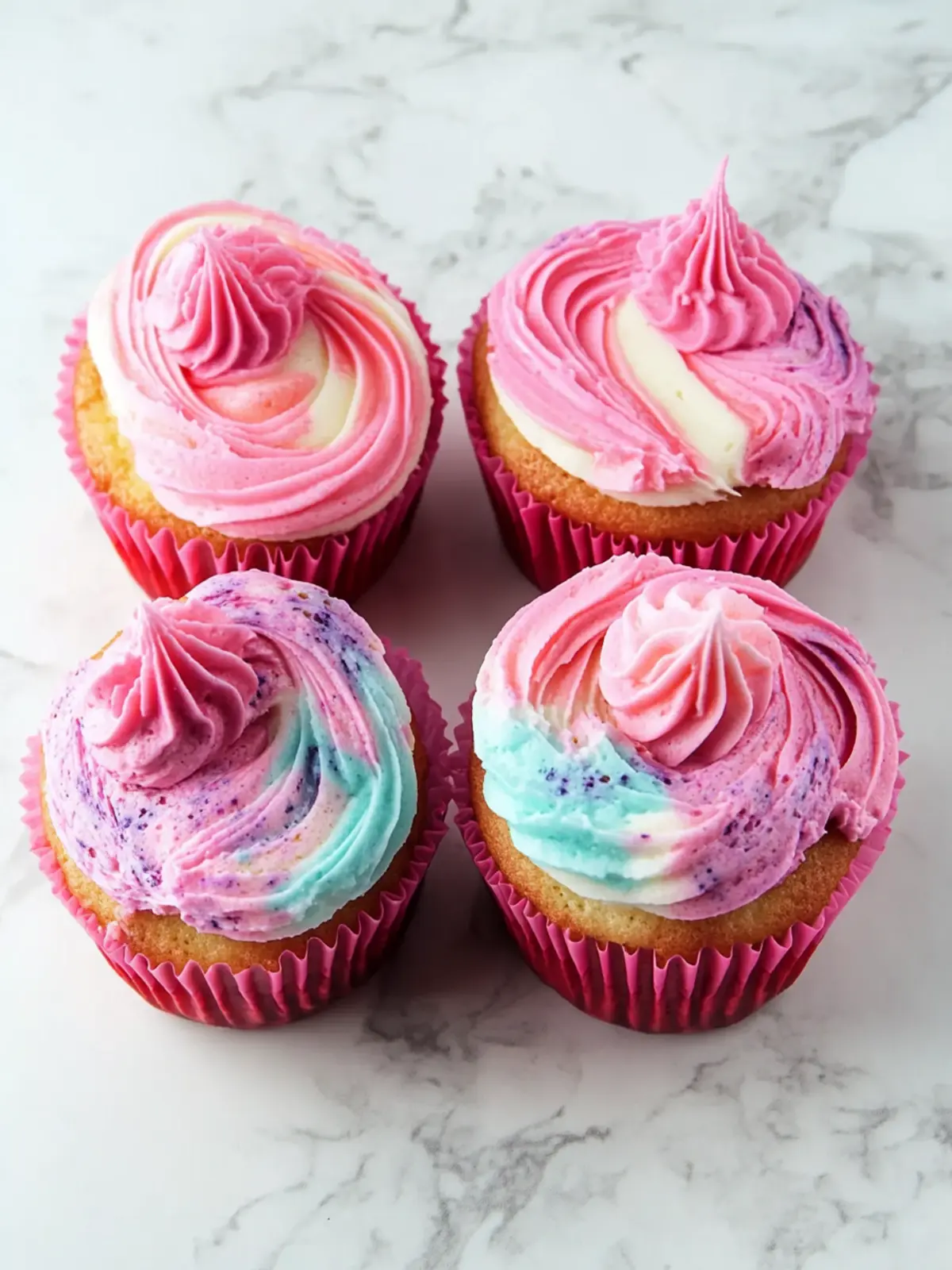 Delicious Marble Cupcakes for Every Sweet Celebration! 3 Marble Cupcakes