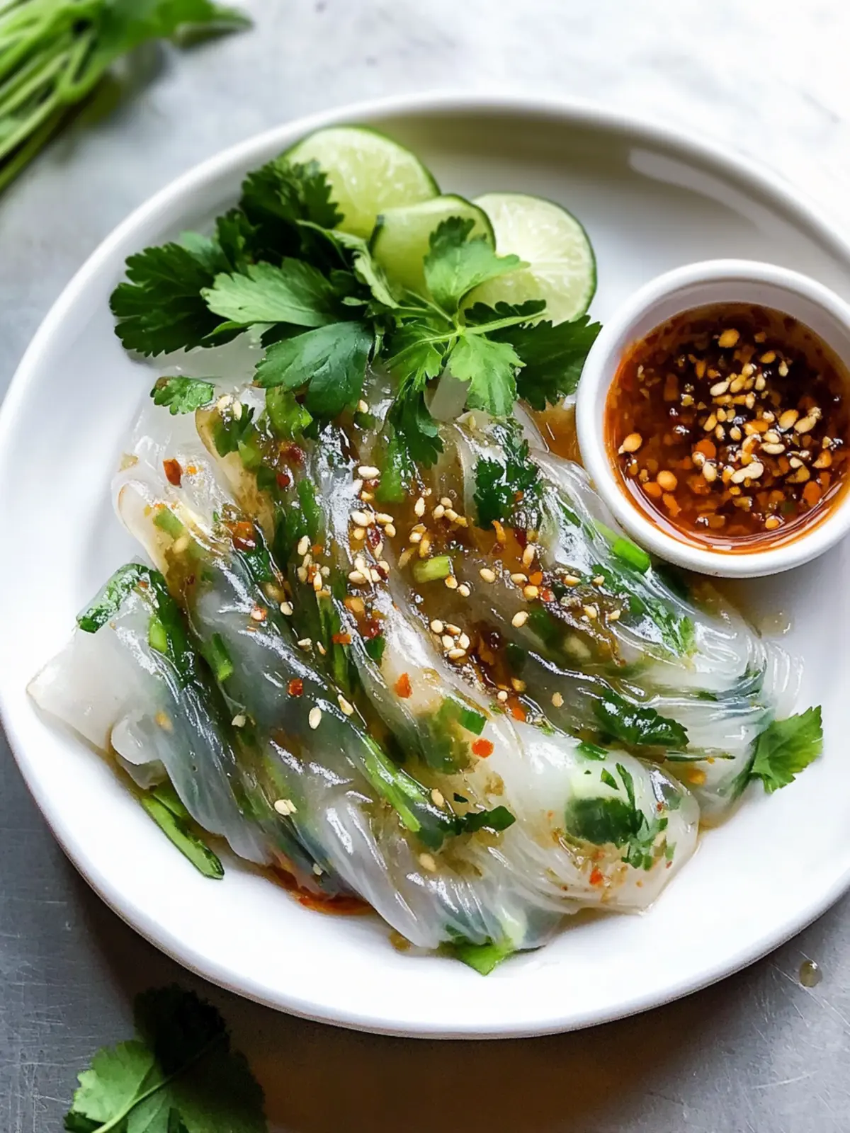 Gluten-Free Rice Paper Noodles with Spicy Chili-Garlic Goodness 2 Rice Paper Noodles Gluten-Free