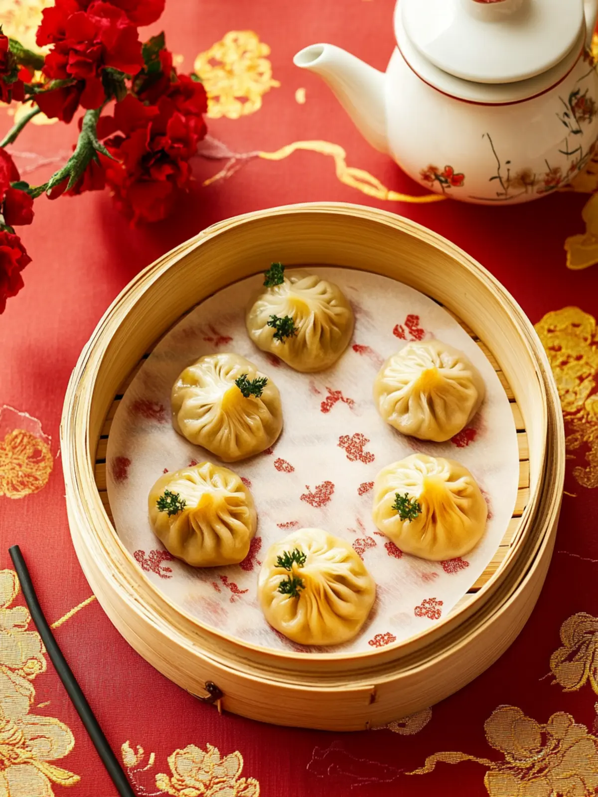 Delicious Money Bag Dumplings for a Prosperous Lunar New Year 3 Money Bag Dumplings - Lunar New Year