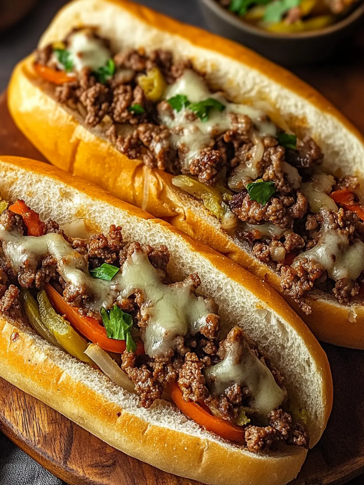 Delicious Ground Beef Philly Cheesesteaks Ready in 30 Minutes 3 Ground Beef Philly Cheesesteaks