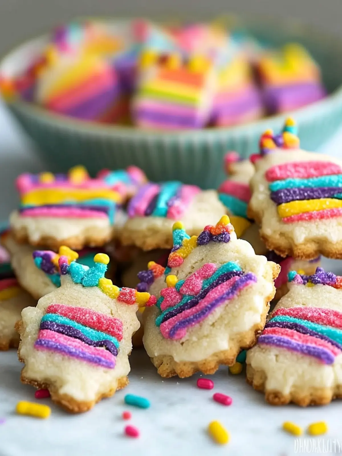 Deliciously Colorful Piñata Cookies for Your Festive Celebrations 3 Piñata Cookies