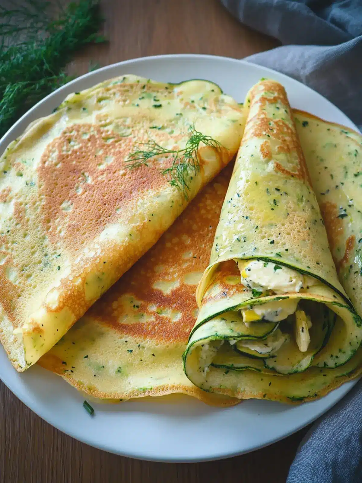 Delicious Savory Zucchini Crepes: Your New Favorite Meal! 4 Delicious Savory Zucchini Crepes