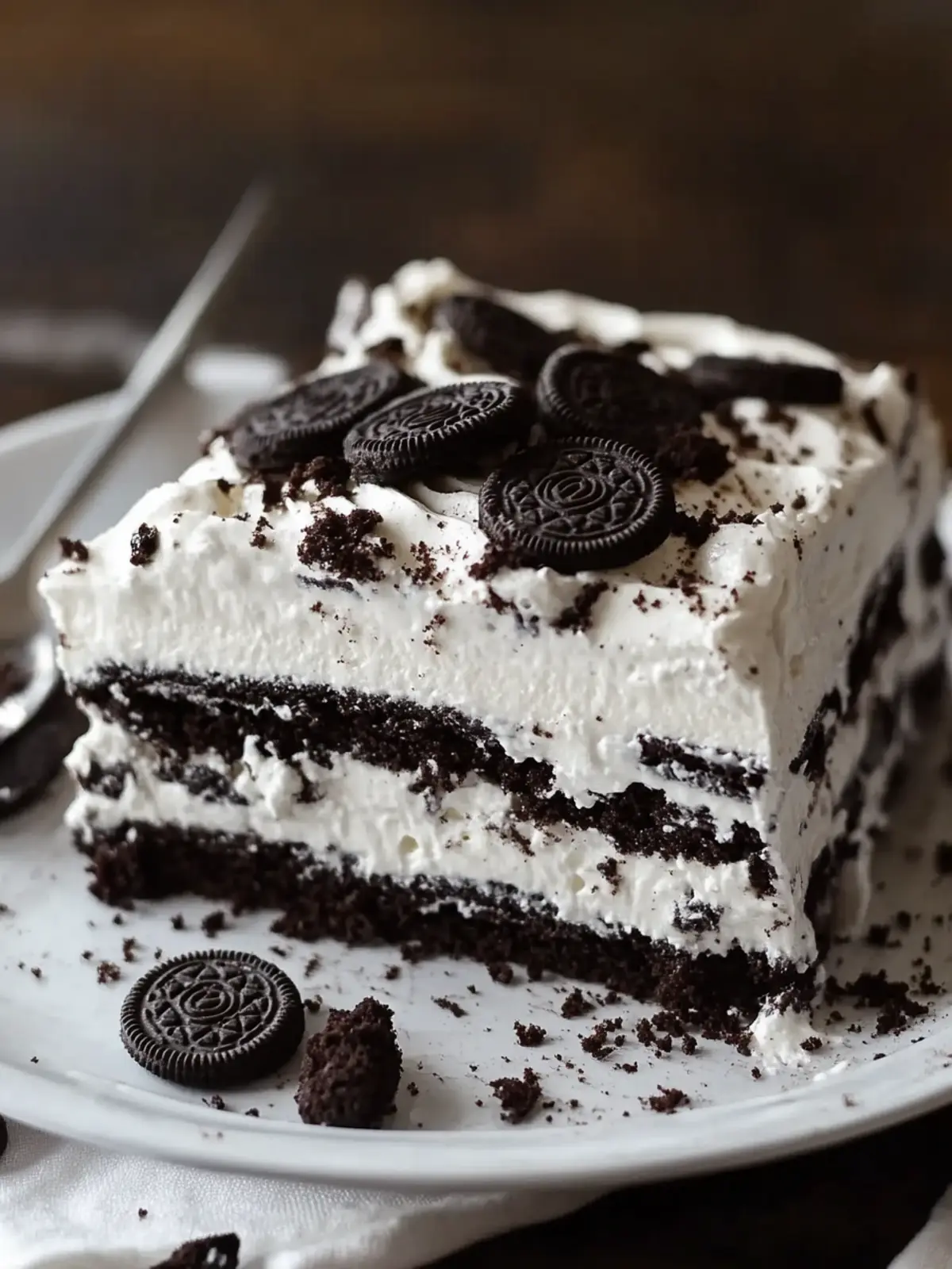 Oreo Icebox Cake: Quick No-Bake Delight for All Gatherings 4 Oreo Icebox Cake