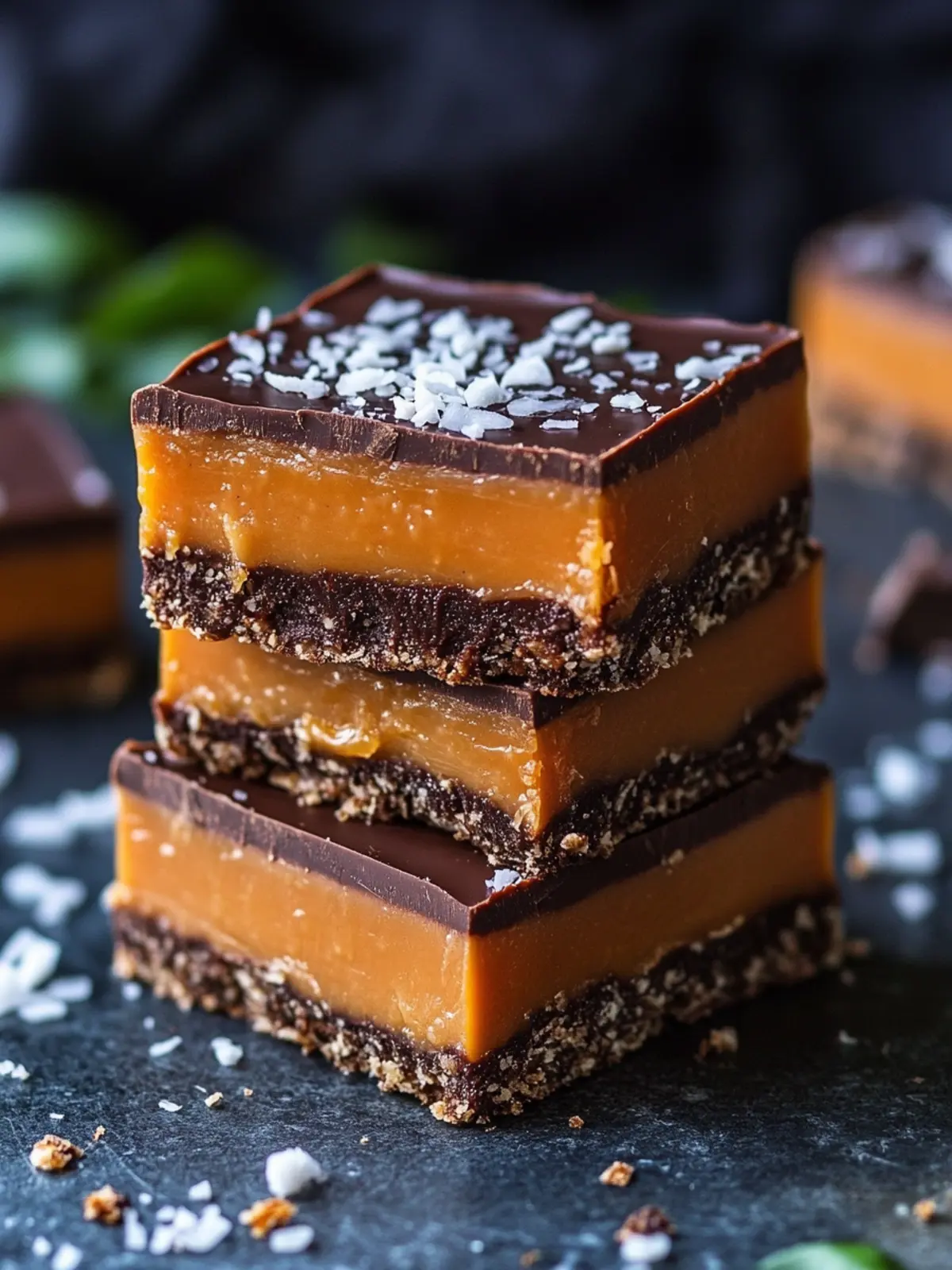 Irresistible Salted Caramel Chocolate Coconut Bars You'll Love 2 Salted Caramel Chocolate Coconut Bars