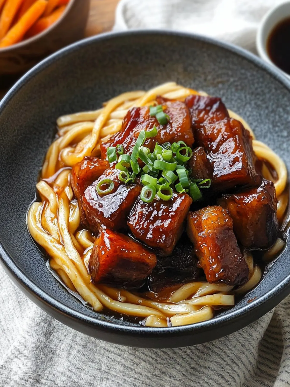 Savor Japanese Braised Pork Belly & Yaki Udon Delight 4 Japanese Braised Pork Belly & Yaki Udon