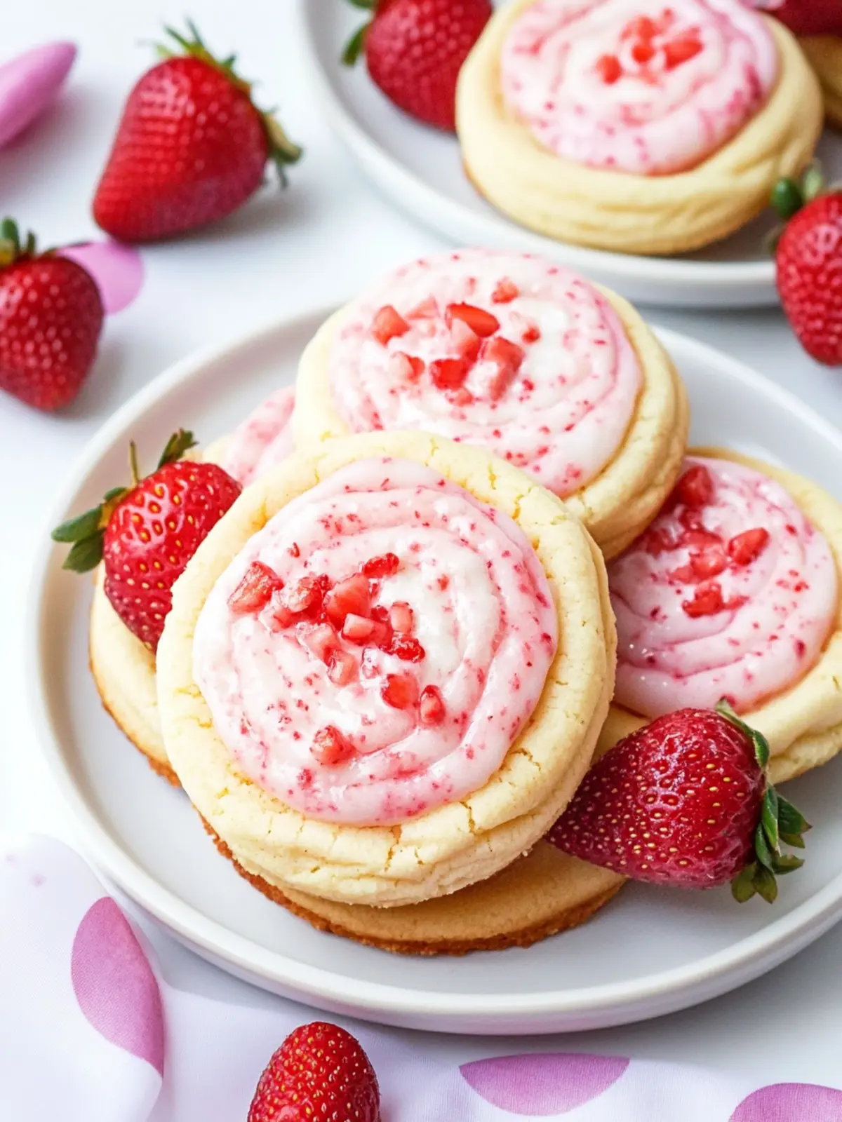 Delicious Strawberry Pop Tart Cookies for a Nostalgic Treat 2 Strawberry Pop Tart Cookies
