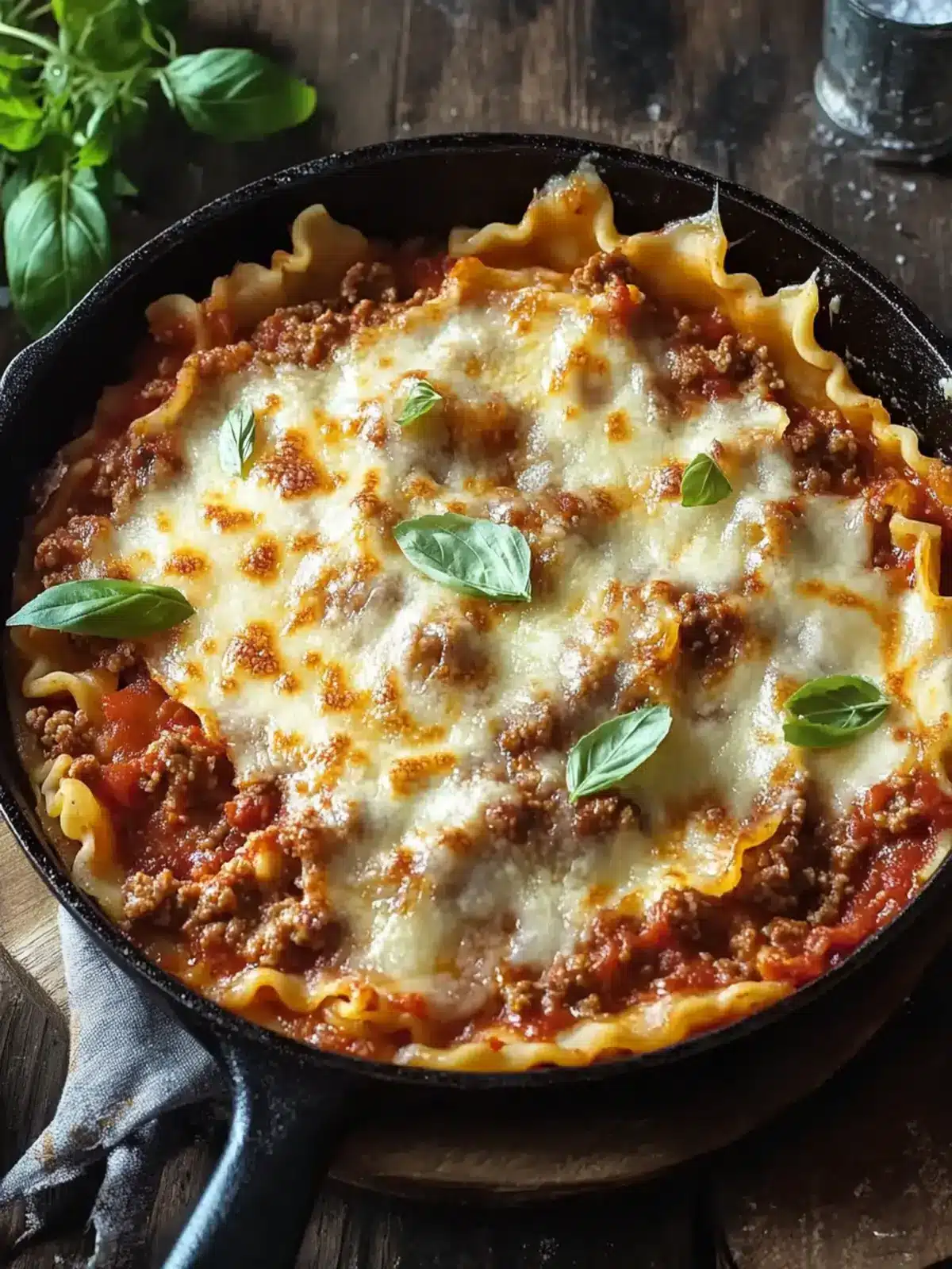 Delicious Lasagna Skillet Pie You Can Make in 30 Minutes 3 Lasagna Skillet Pie