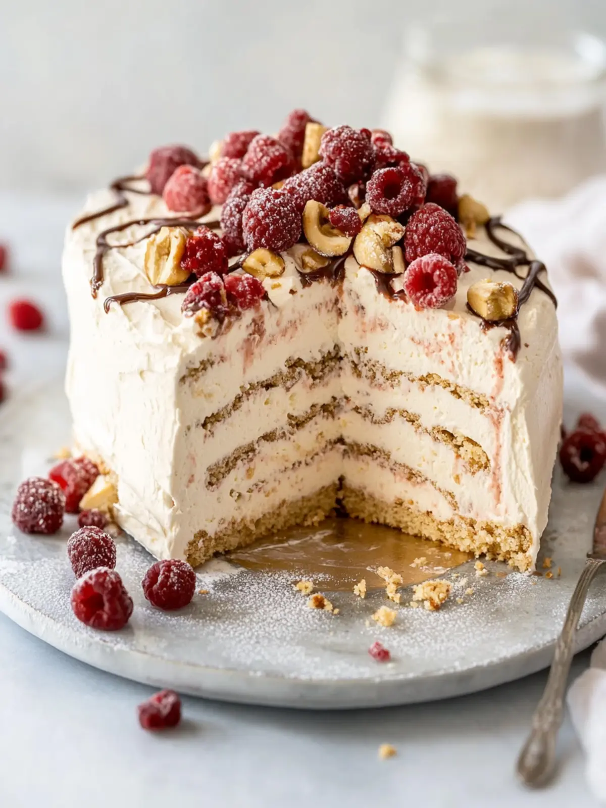 Creamy Italian Gelato Cake: No-Churn Delight for Summer Fun 4 Italian Gelato Cake