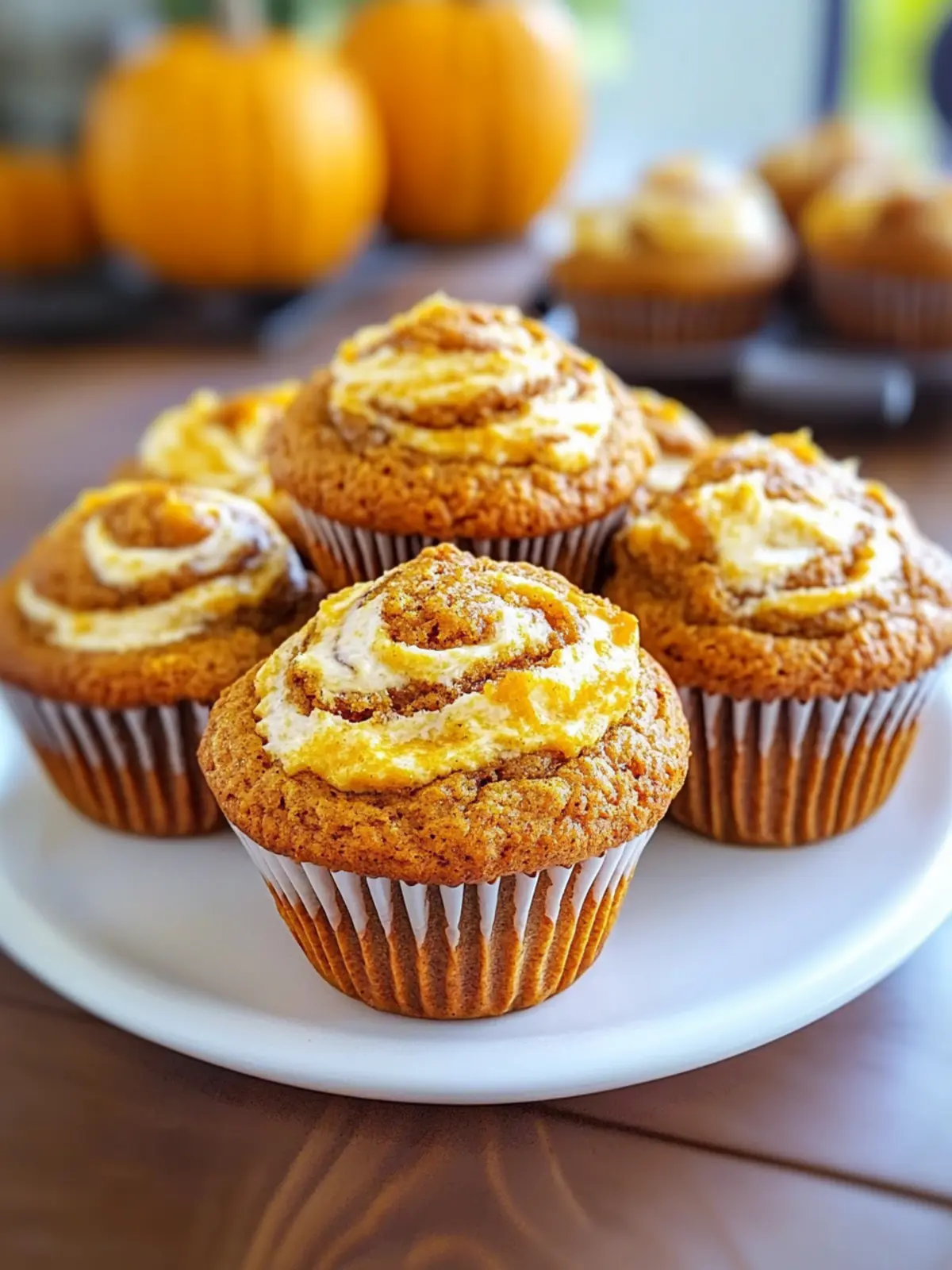 Irresistibly Moist Pumpkin Swirl Muffins for Cozy Mornings 2 Pumpkin Swirl Muffins