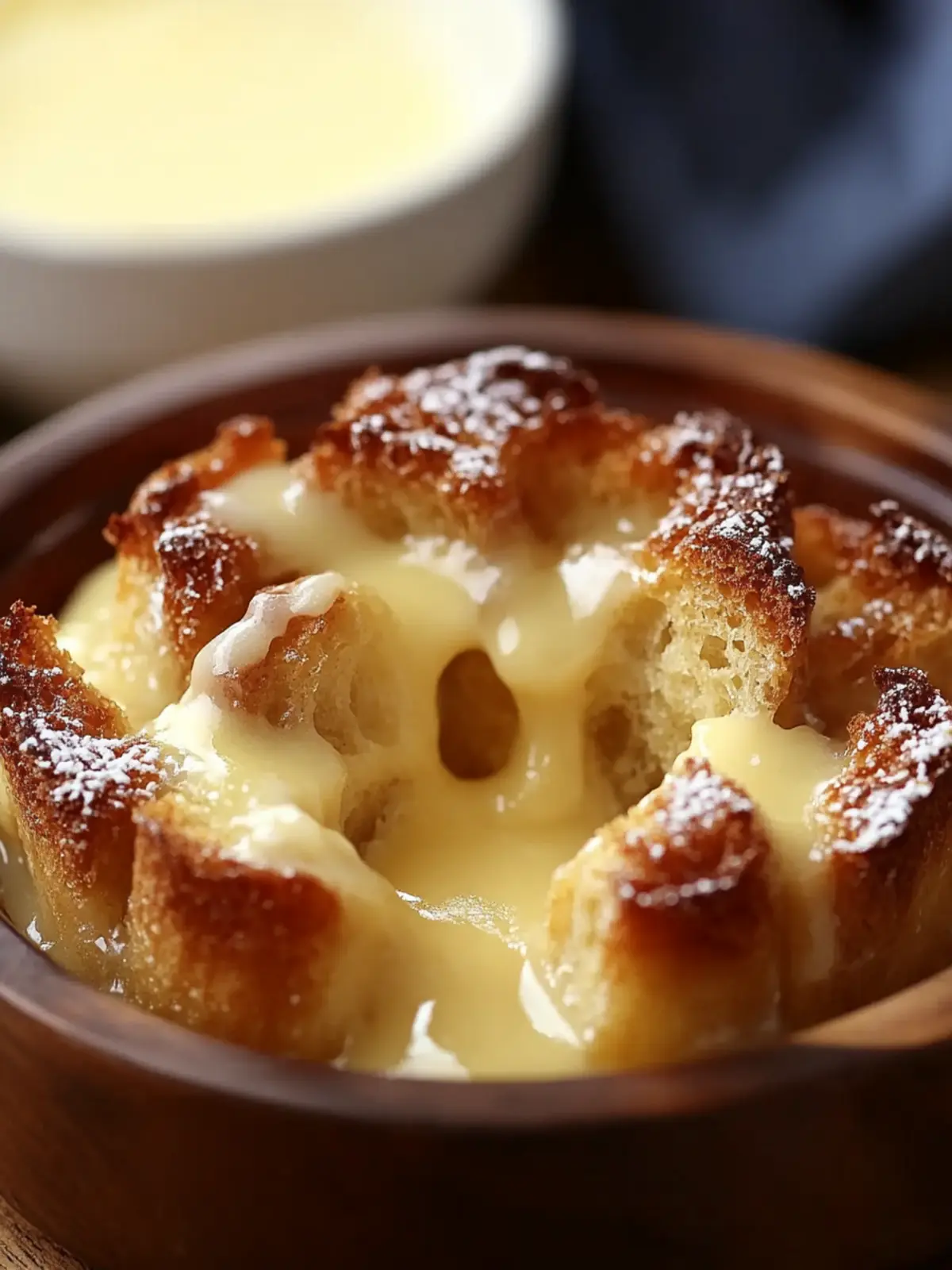 Classic Bread Pudding with Vanilla Custard A Cozy Delight 3 Classic Bread Pudding with Vanilla Custard
