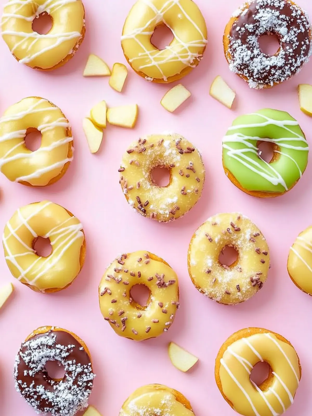 Donut-Shaped Apple Snacks: Healthy Fun for Everyone! 2 Donut-Shaped Apple Snacks
