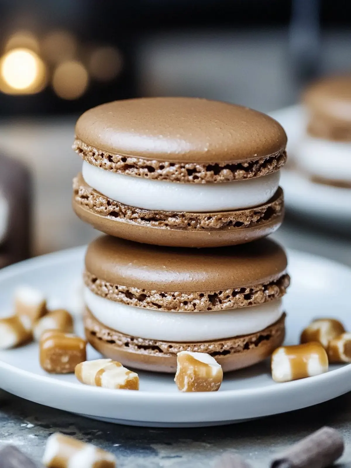 Irresistible Hot Cocoa Macarons: A Cozy Winter Treat 4 Hot Cocoa Macarons
