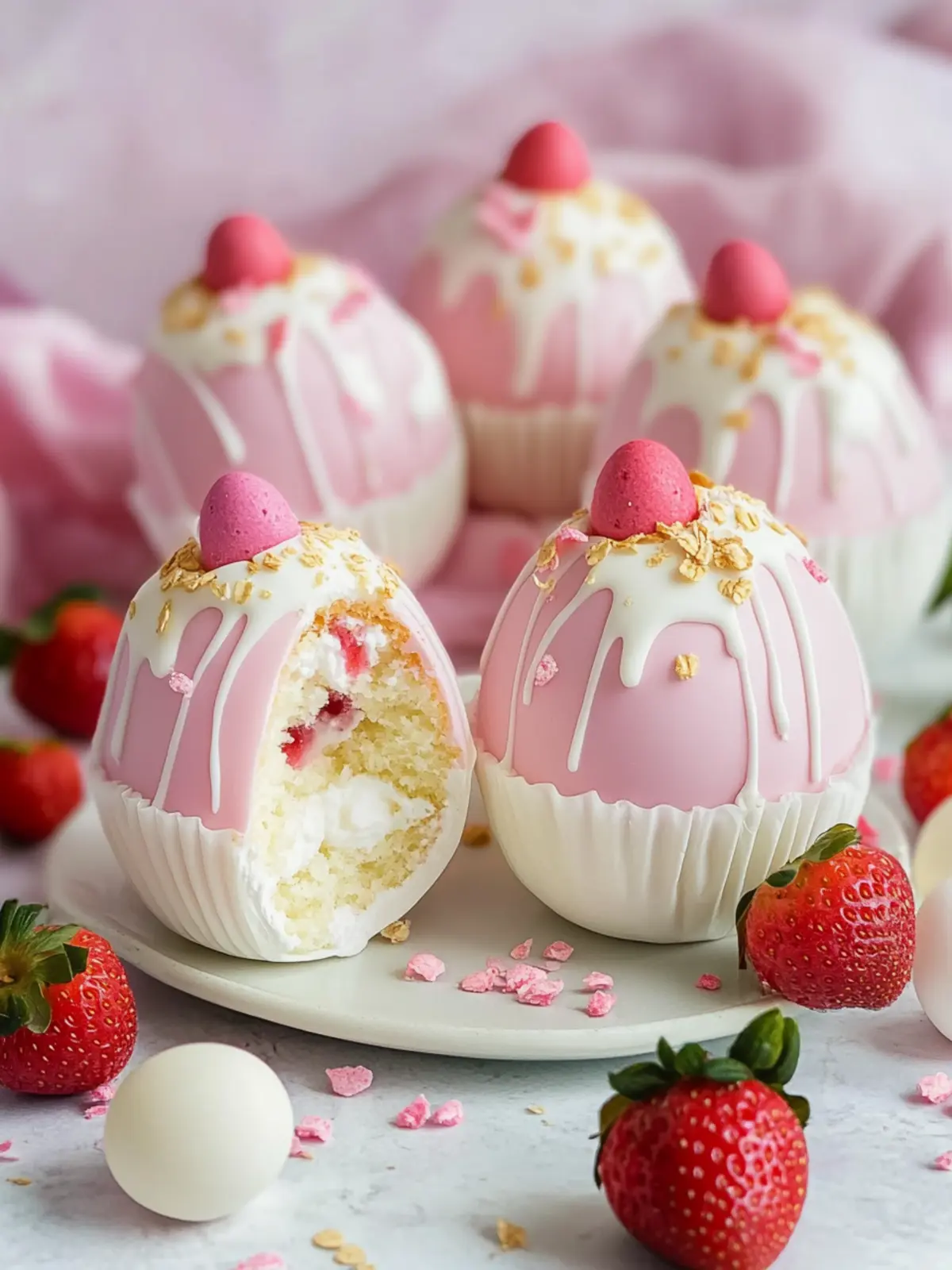 Delicious Strawberry Shortcake Easter Egg Bombs You ll Love 3 Strawberry Shortcake Easter Egg Bombs