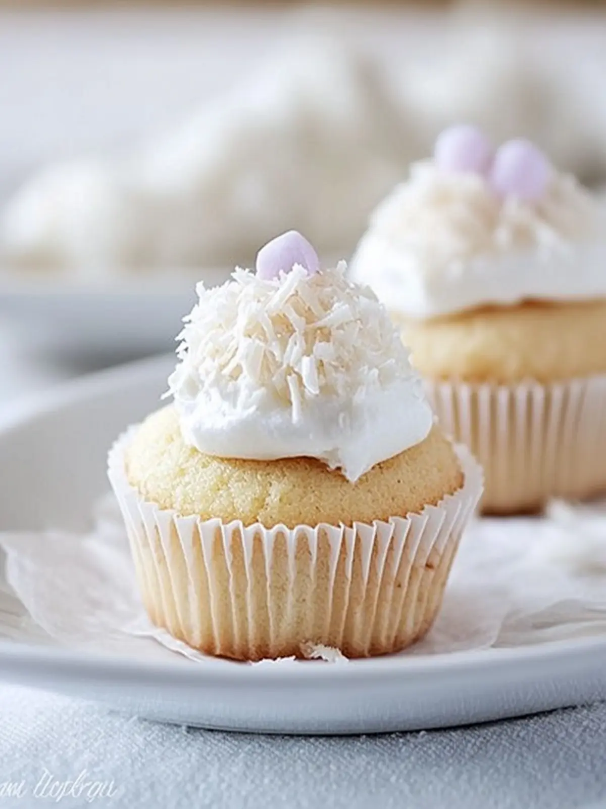 Deliciously Light Coconut Cupcakes for Guilt-Free Indulgence 3 Coconut Cupcakes