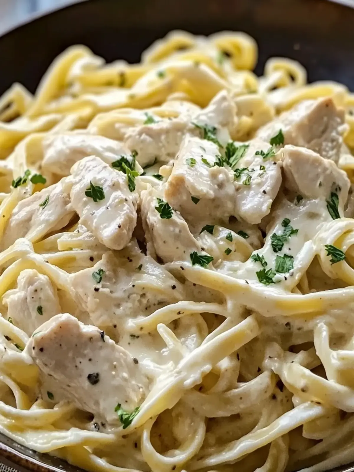 Creamy Chicken Fettuccine Alfredo: Comfort Food in Minutes 3 Chicken Fettuccine Alfredo