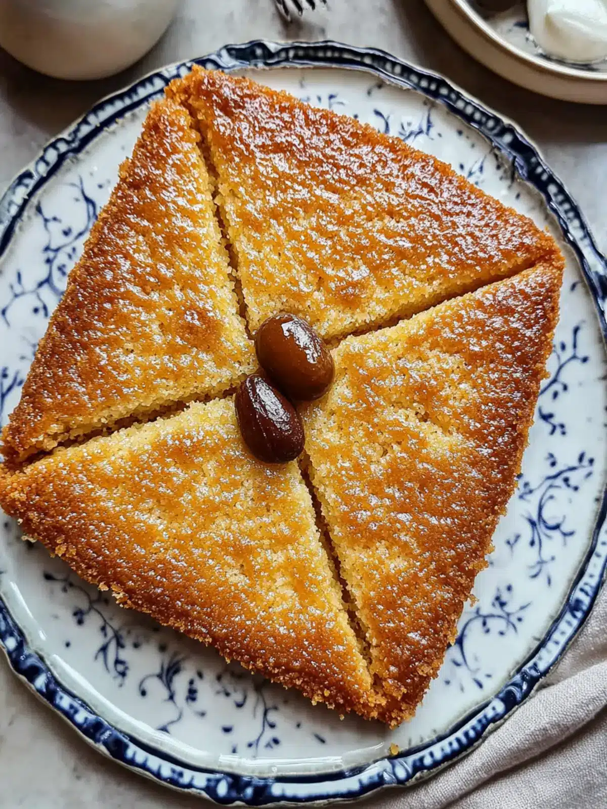 Delicious Basbousa Recipe: Irresistible Middle Eastern Delight 3 Basbousa Recipe, a Middle Eastern Semolina Cake