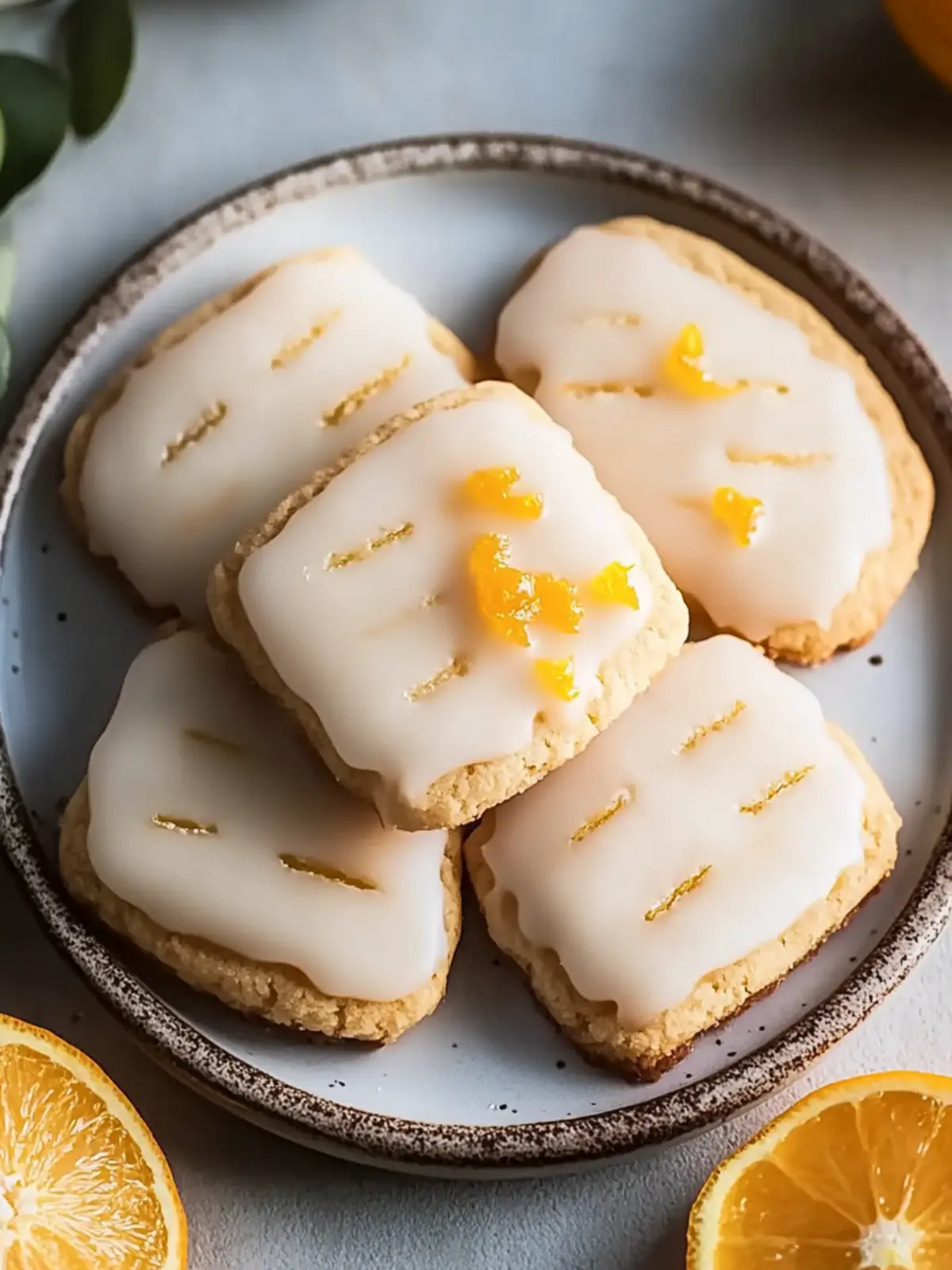 Cardamom Shortbread Cookies with Orange Glaze for Tea Bliss 4 Cardamom Shortbread Cookies with Orange Glaze for Tea Bliss