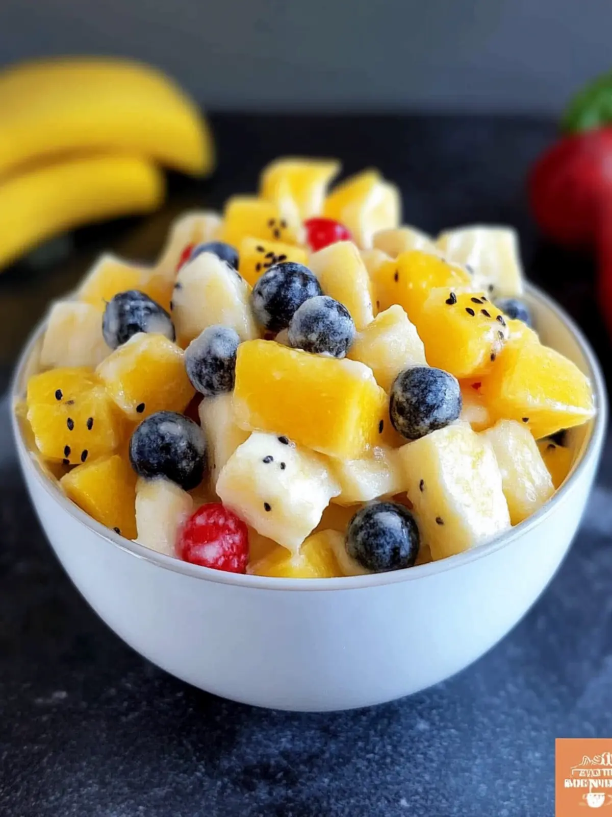 Chill Out with This Refreshing White Fruit Salad Delight 2 White Fruit Salad