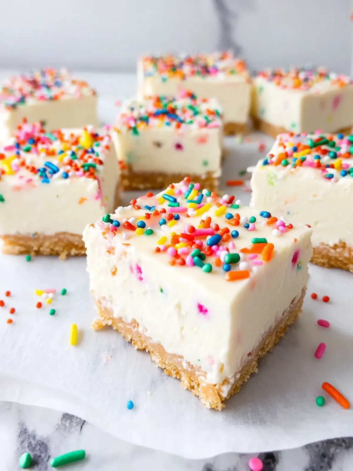 Delightful Funfetti Cheesecake Bars That Make Every Day Special 3 Funfetti Cheesecake Bars