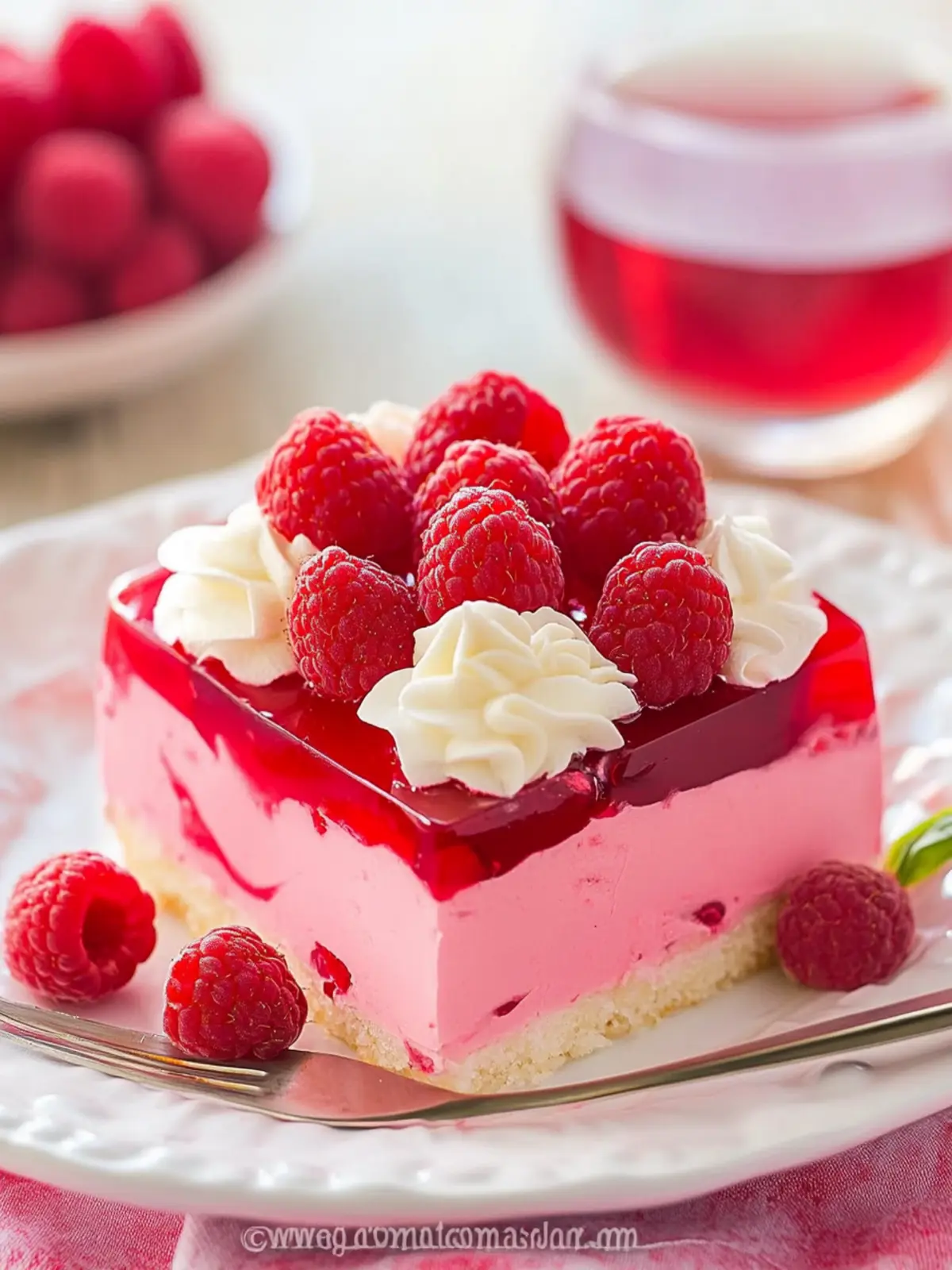 Raspberry Jello Cake: A Colorful Delight for Sweet Moments 3 Raspberry Jello Cake
