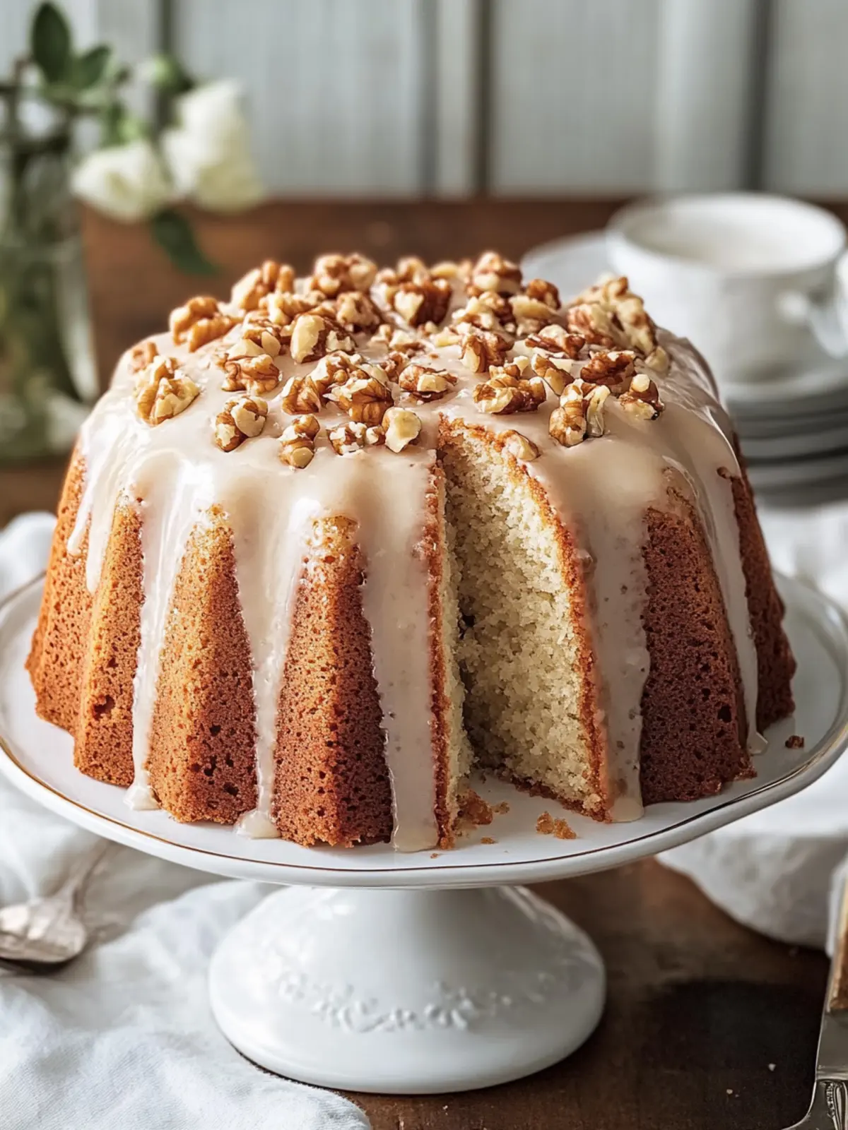 Perfectly Spiced Cardamom-Walnut Pound Cake to Savor 3 Cardamom-Walnut Pound Cake