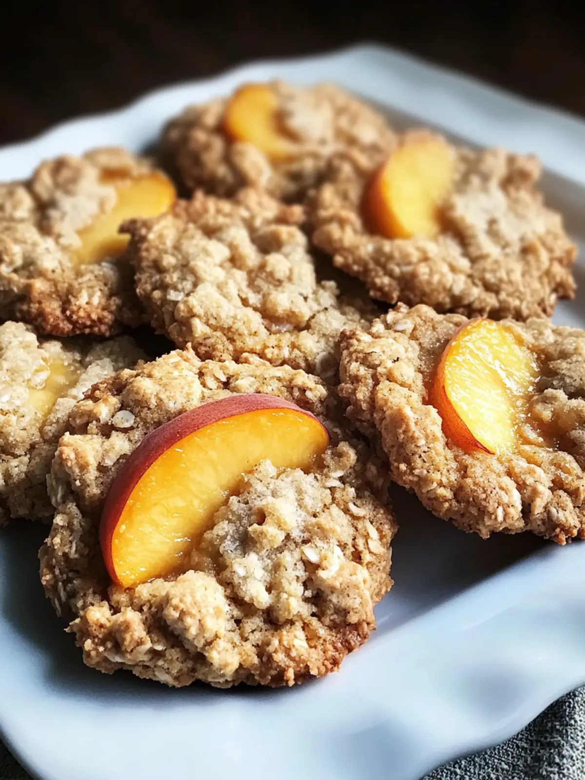 Brown Butter Peach Crumble Cookies for Cozy Summer Evenings 4 Brown Butter Peach Crumble Cookies