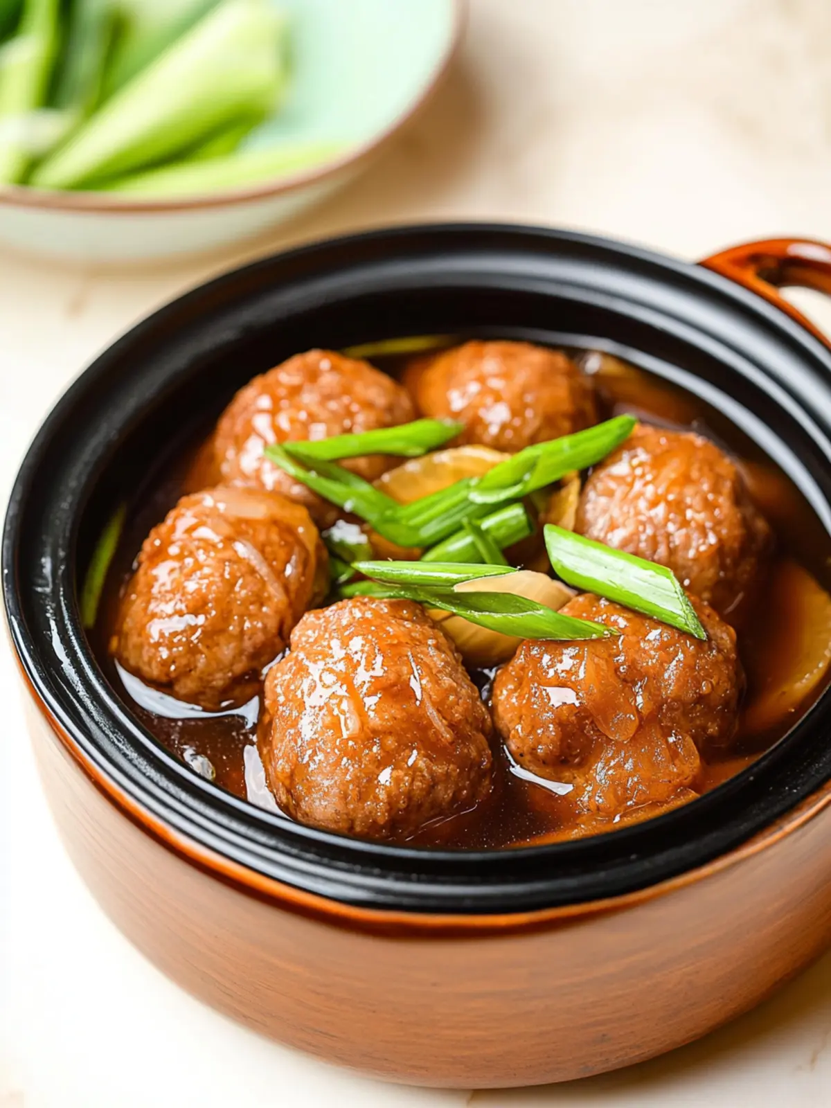 Savory Braised Lion's Head Meatballs for Family Gatherings 3 Braised Lion s Head Meatballs (红ç§ç®å头)