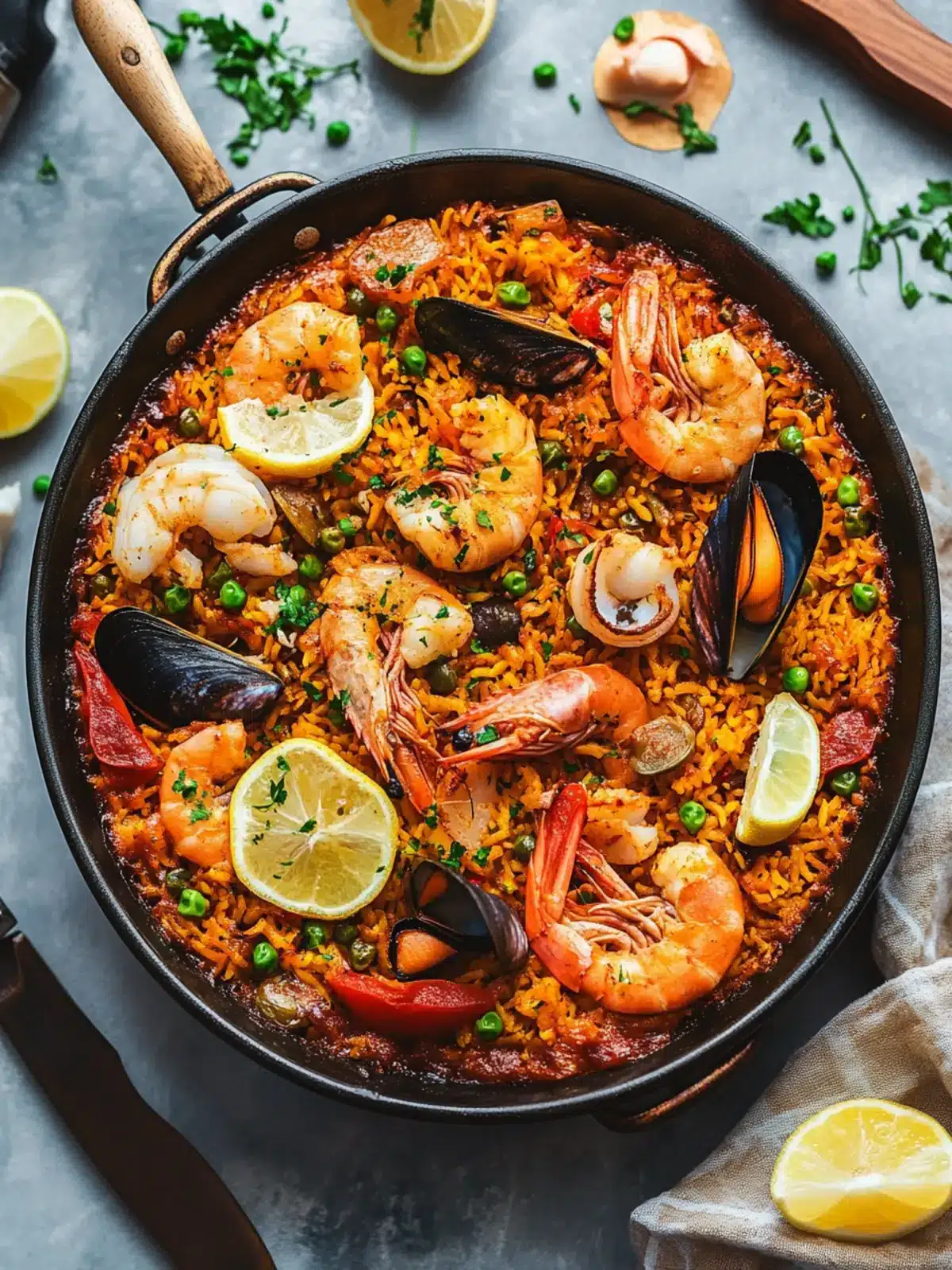 Savor Authentic Seafood Paella Bursting with Flavor and Joy 2 Seafood Paella
