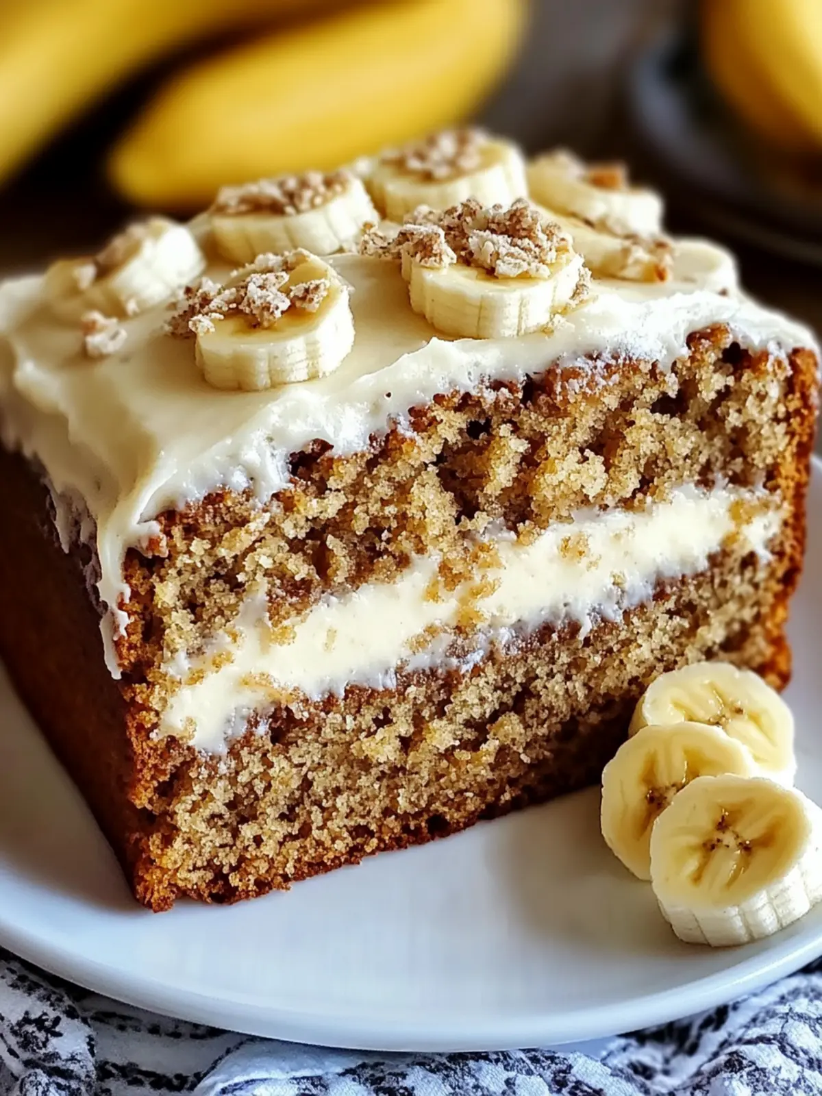 Irresistible Banana Bread Cake with Cream Cheese Frosting Delight 4 Banana Bread Cake with Cream Cheese Frosting