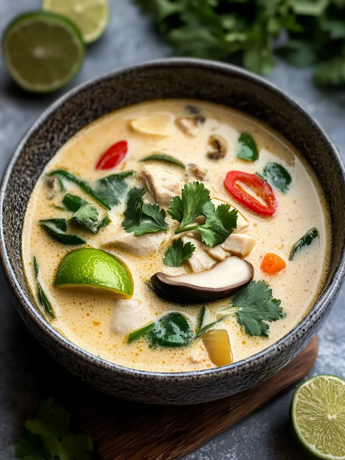 Authentic Tom Kha Gai Soup: Your Cozy Thai Comfort Food 2 Authentic Tom Kha Gai Soup