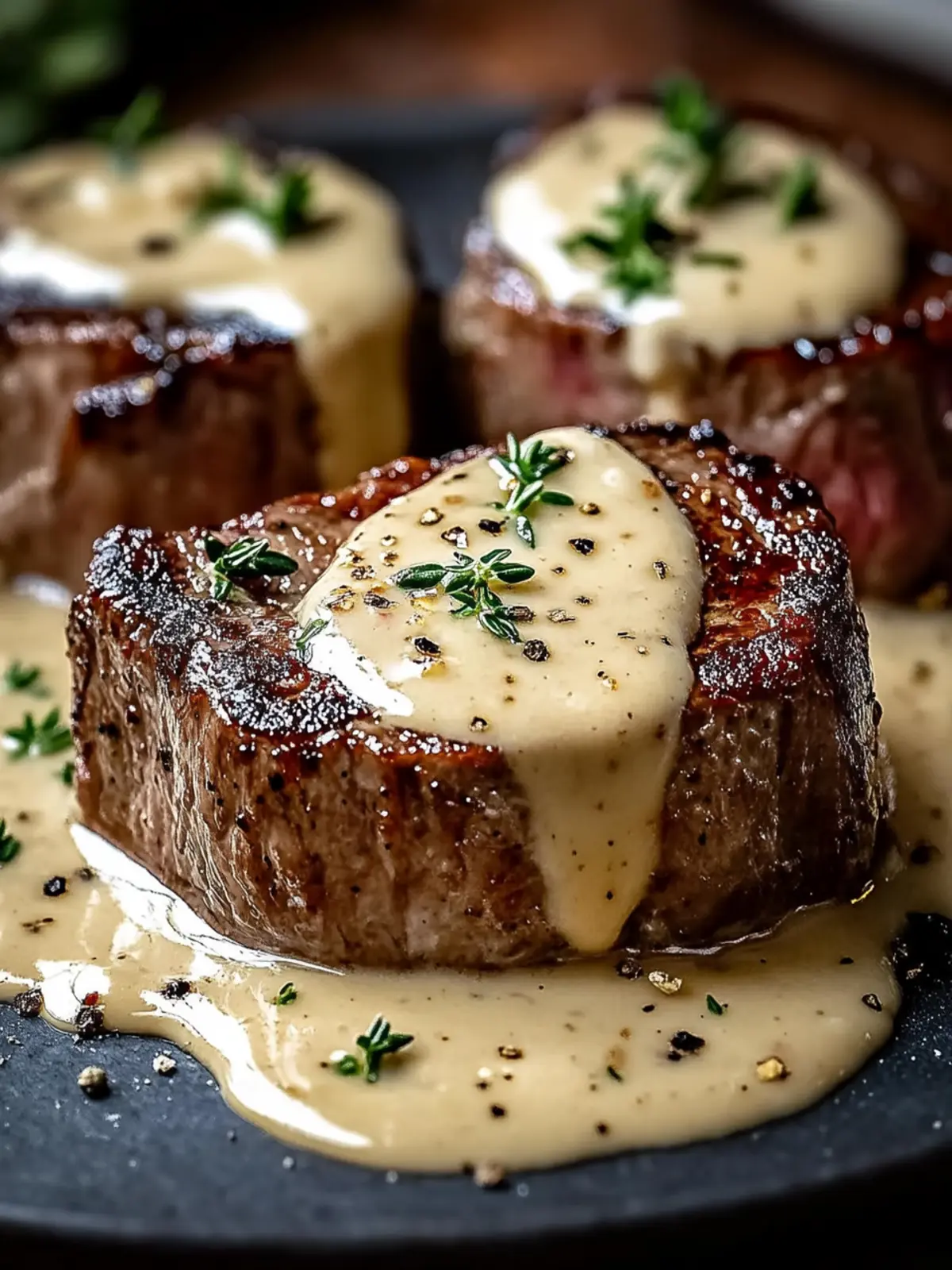 Juicy Steak with Creamy Garlic Sauce in Under 30 Minutes 4 Juicy Steak with Creamy Garlic Sauce