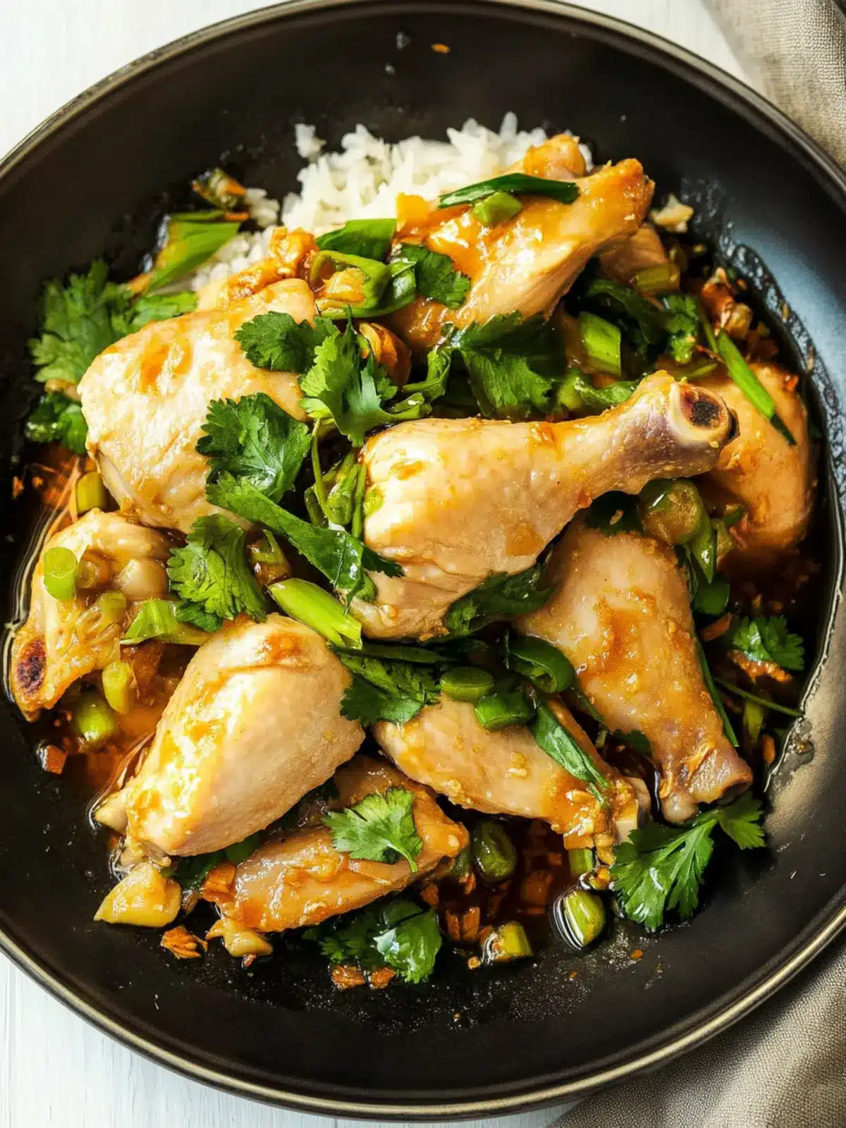 Juiciest Chicken with Ginger Scallion Sauce for Family Feasts 4 JUICIEST Chicken with Ginger Scallion Sauce
