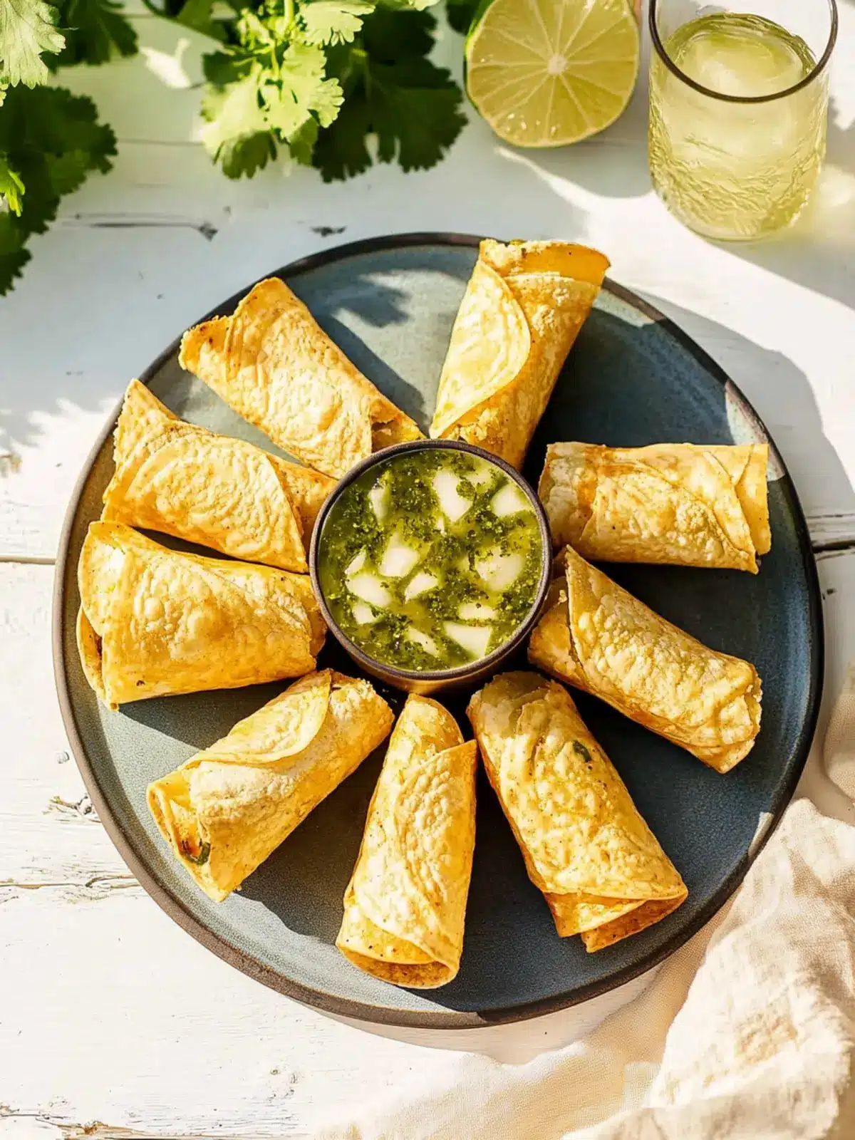 Irresistible Antojitos: Cheesy Bites with a Pesto Dip 4 Antojitos