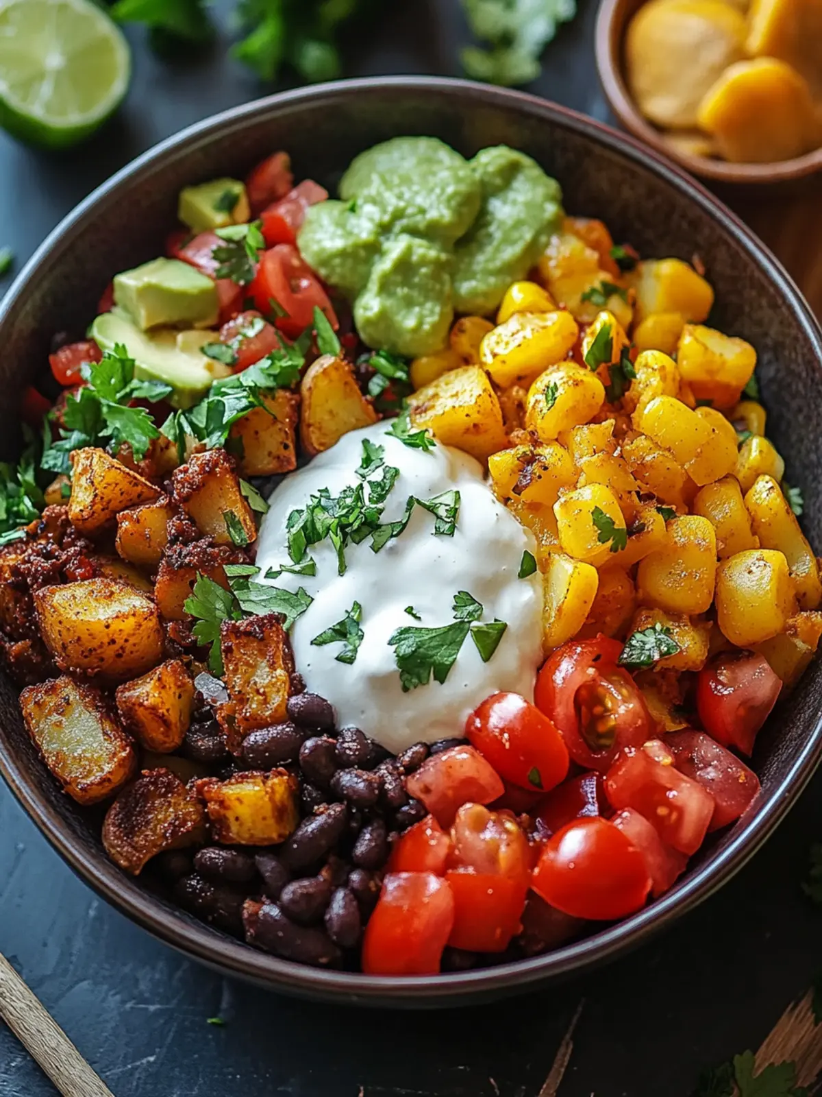 Loaded Potato Taco Bowl: Your New Favorite Comfort Meal 2 Loaded Potato Taco Bowl