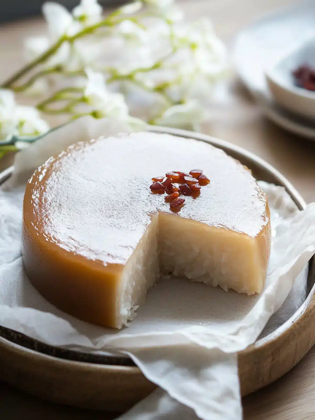 Sweet Rice Cake Chinese Nian Gao Made Easy at Home 2 Sweet Rice Cake Chinese Nian Gao