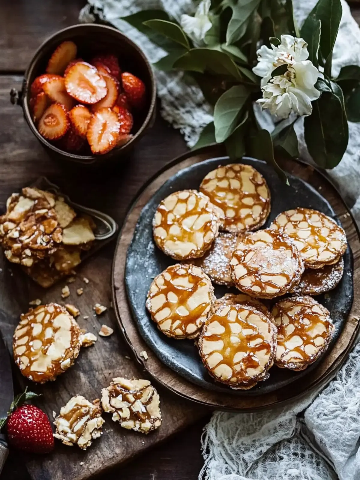 Irresistible Florentines: A Nutty, Chocolatey Delight 3 Florentines