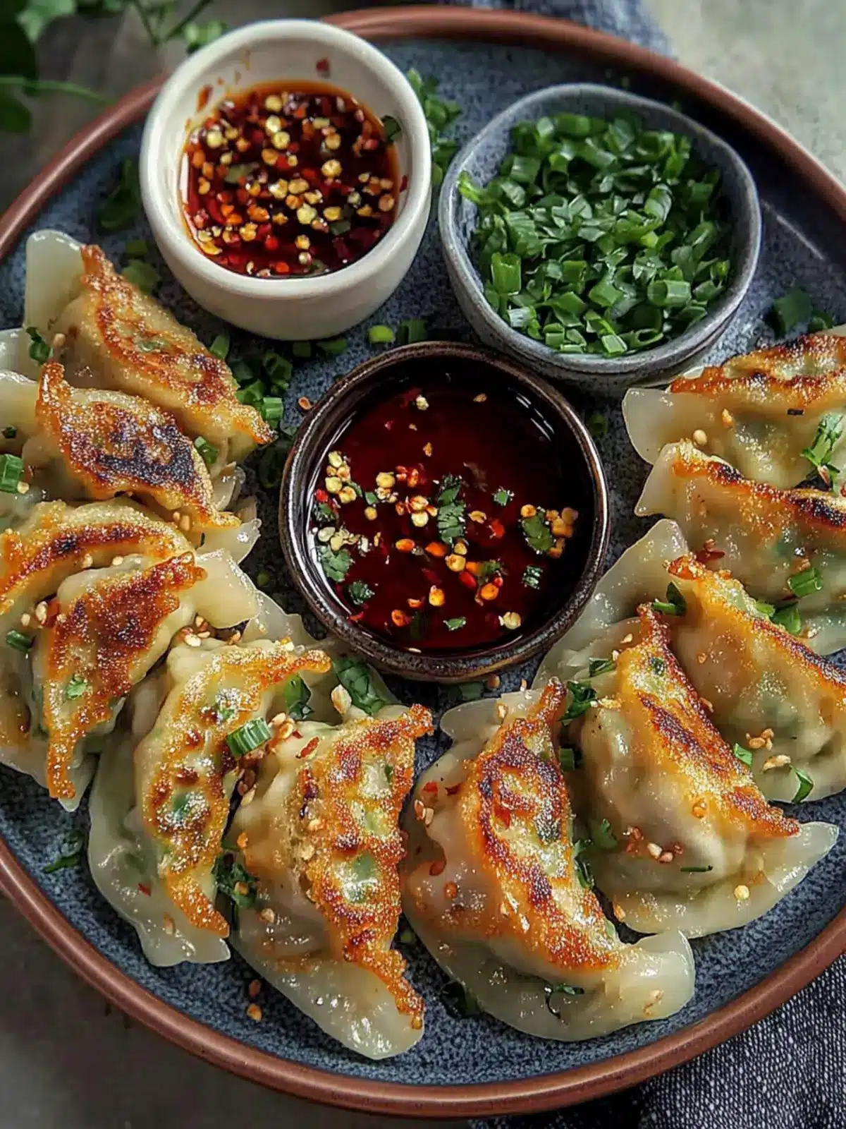 Smashed Gyozas with Pork and Shrimp - A Crunchy Delight! 2 Smashed Gyozas With Pork Shrimp