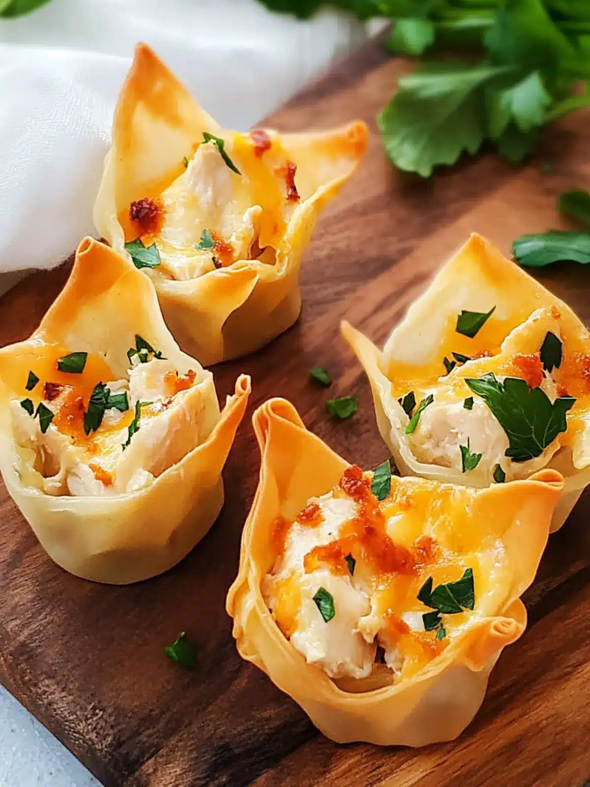 Irresistible Cheesy Ranch Chicken Wonton Cups in 25 Minutes 3 Cheesy Ranch Chicken Wonton Cups