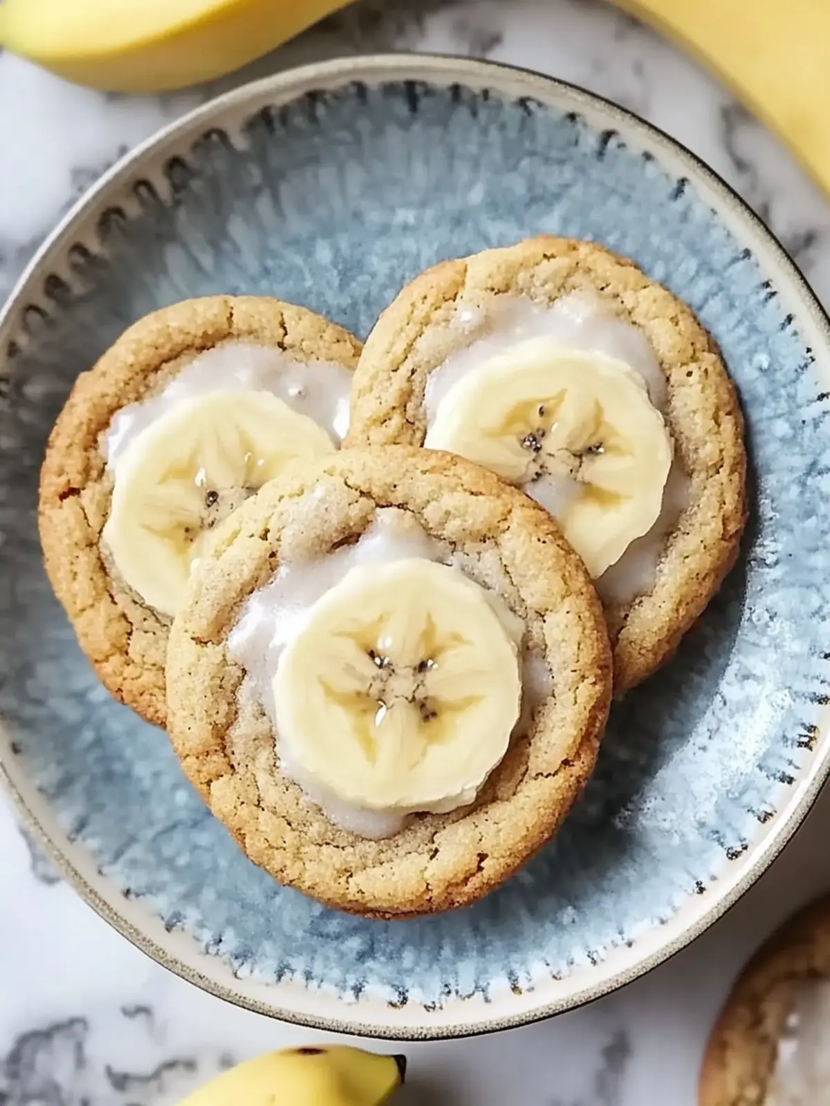 Banana Bread Cookies with Creamy Glaze You ll Adore 2 Banana Bread Cookies