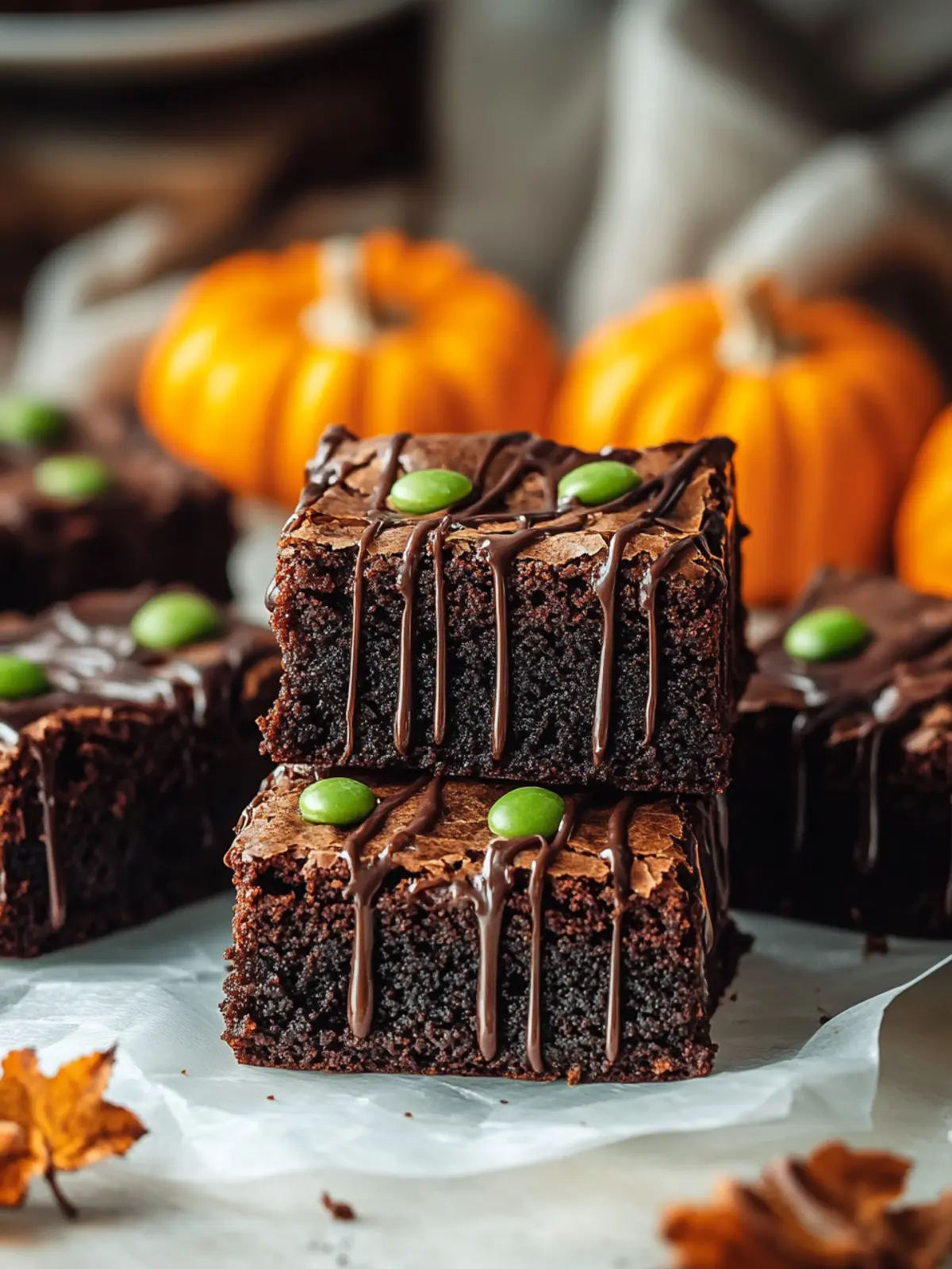 Pumpkin Patch Brownies: A Spooky Delight for Halloween Fun 3 Pumpkin Patch Brownies