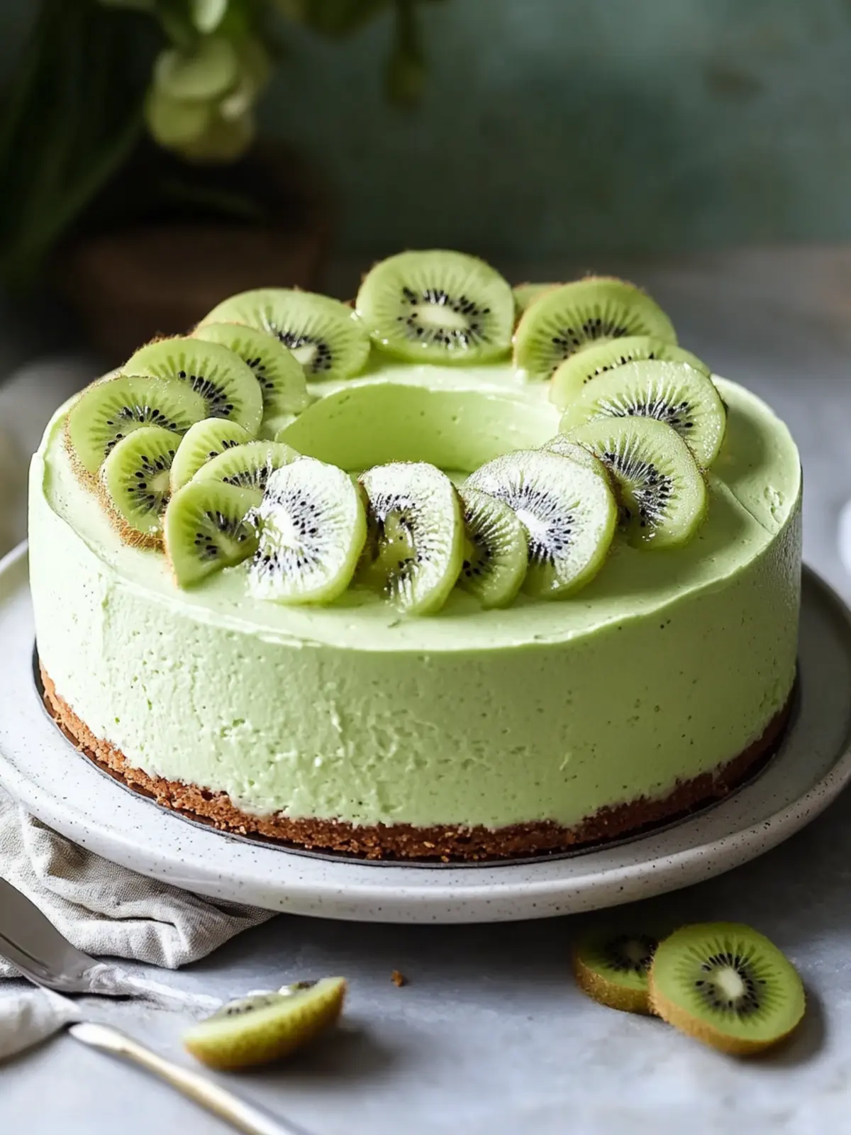 Delicious Kiwi Mousse Cake That's Easy and Guilt-Free 4 Kiwi Mousse Cake