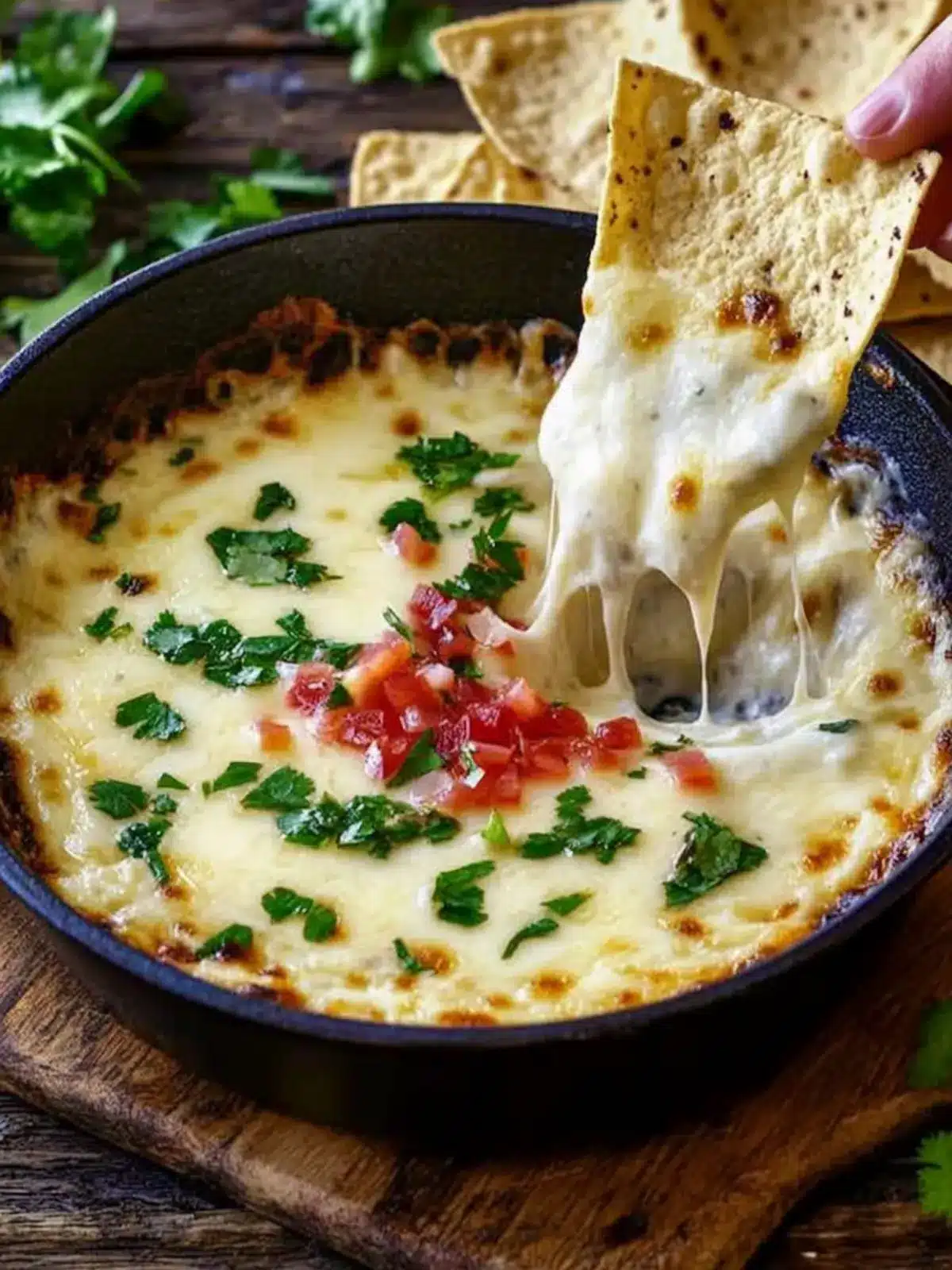 Gooey Queso Fundido Dip with Goat Cheese in 10 Minutes 3 Queso Fundido Dip