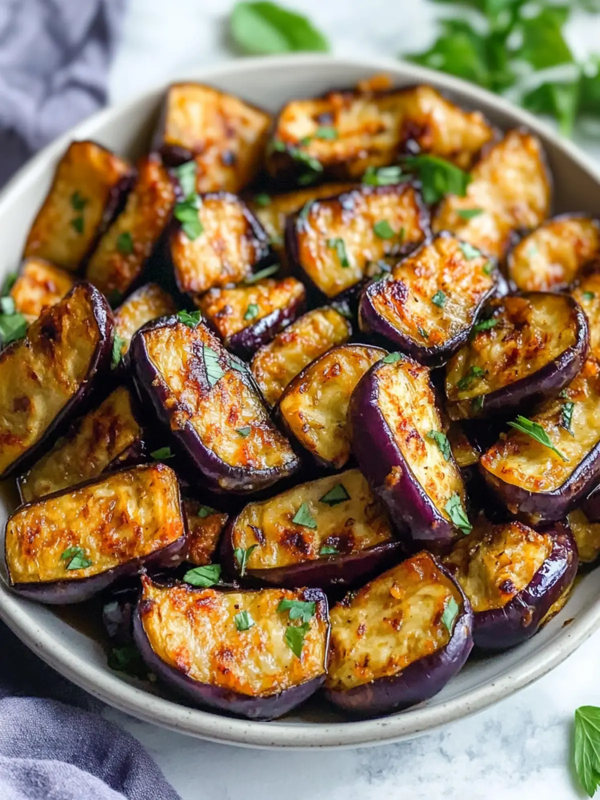 Crispy Low-Calorie Air Fryer Eggplant for Guilt-Free Snacking 3 Low-Calorie Air Fryer Eggplant