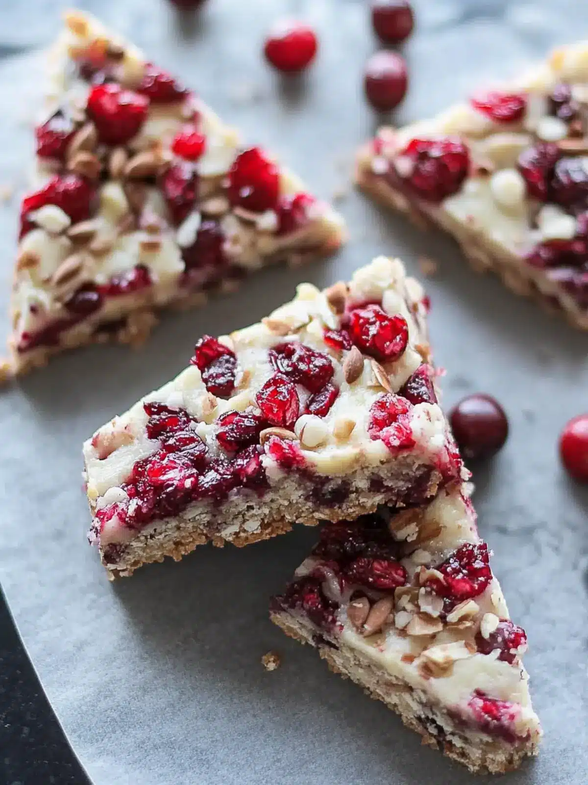 Healthier Cranberry Bliss Bars You'll Love This Holiday Season 3 Cranberry Bliss Bars