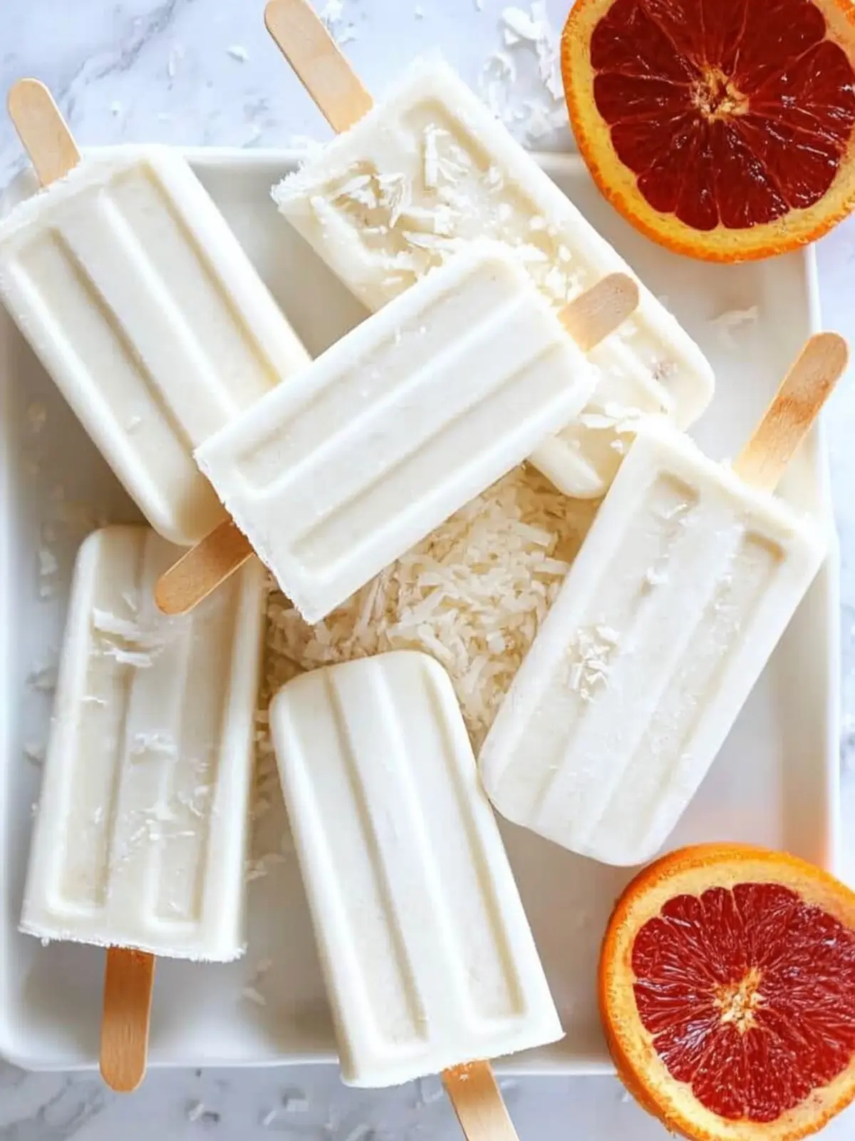 Tropical Coconut Popsicles with a Creamy Twist You ll Love 2 Coconut Popsicles