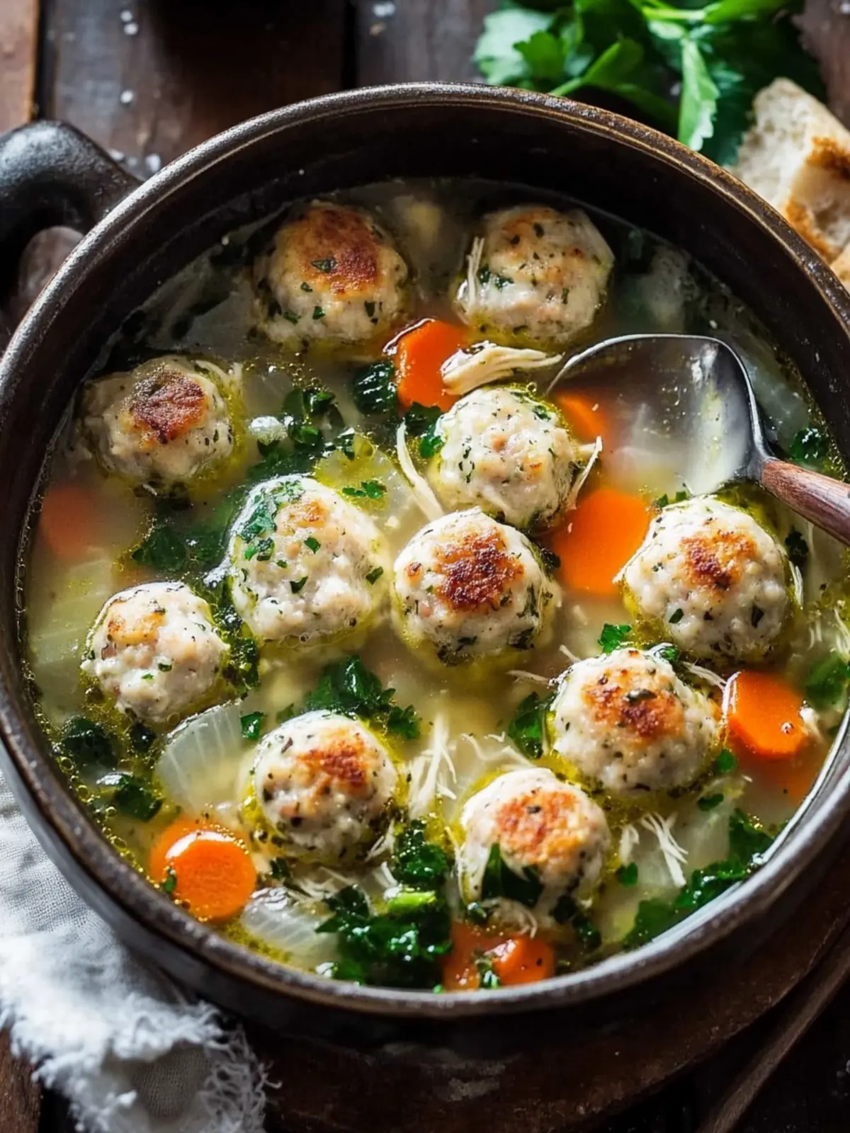 Cozy Chicken Meatball Soup for Ultimate Comfort On Chilly Days 3 Chicken Meatball Soup