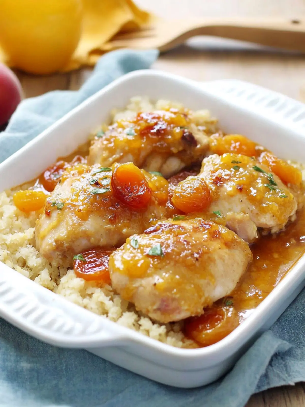 Sweet & Tangy Baked Apricot Chicken with Apricot Jam Delight 2 Baked Apricot Chicken (with apricot jam)