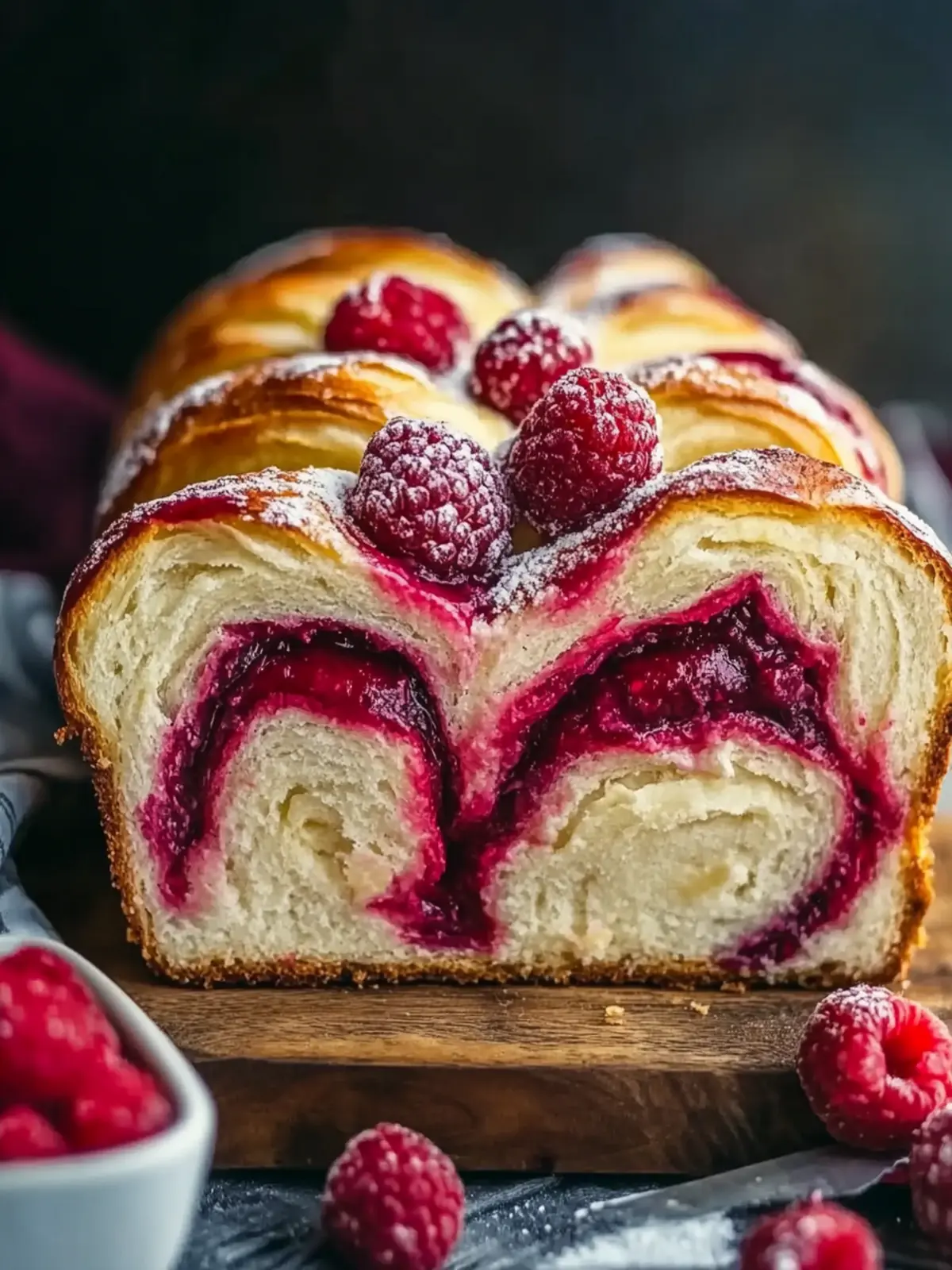Raspberry Swirl Brioche Loaf: Your New Weekend Delight 4 Raspberry Swirl Brioche Loaf