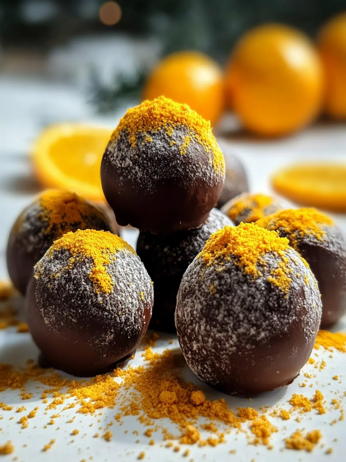 Decadent Orange Chocolate Christmas Truffles You'll Adore 2 Orange Chocolate Christmas Truffles
