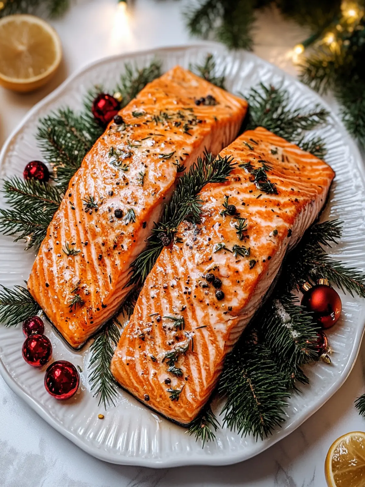 Deliciously Festive Christmas Salmon with Citrus Herbs 4 Christmas Salmon